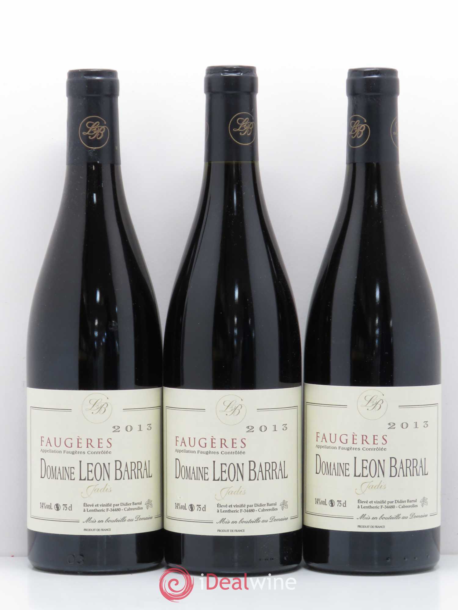 Faugères Jadis Domaine Léon Barral 2013 - Lot de 12 bouteilles - 2
