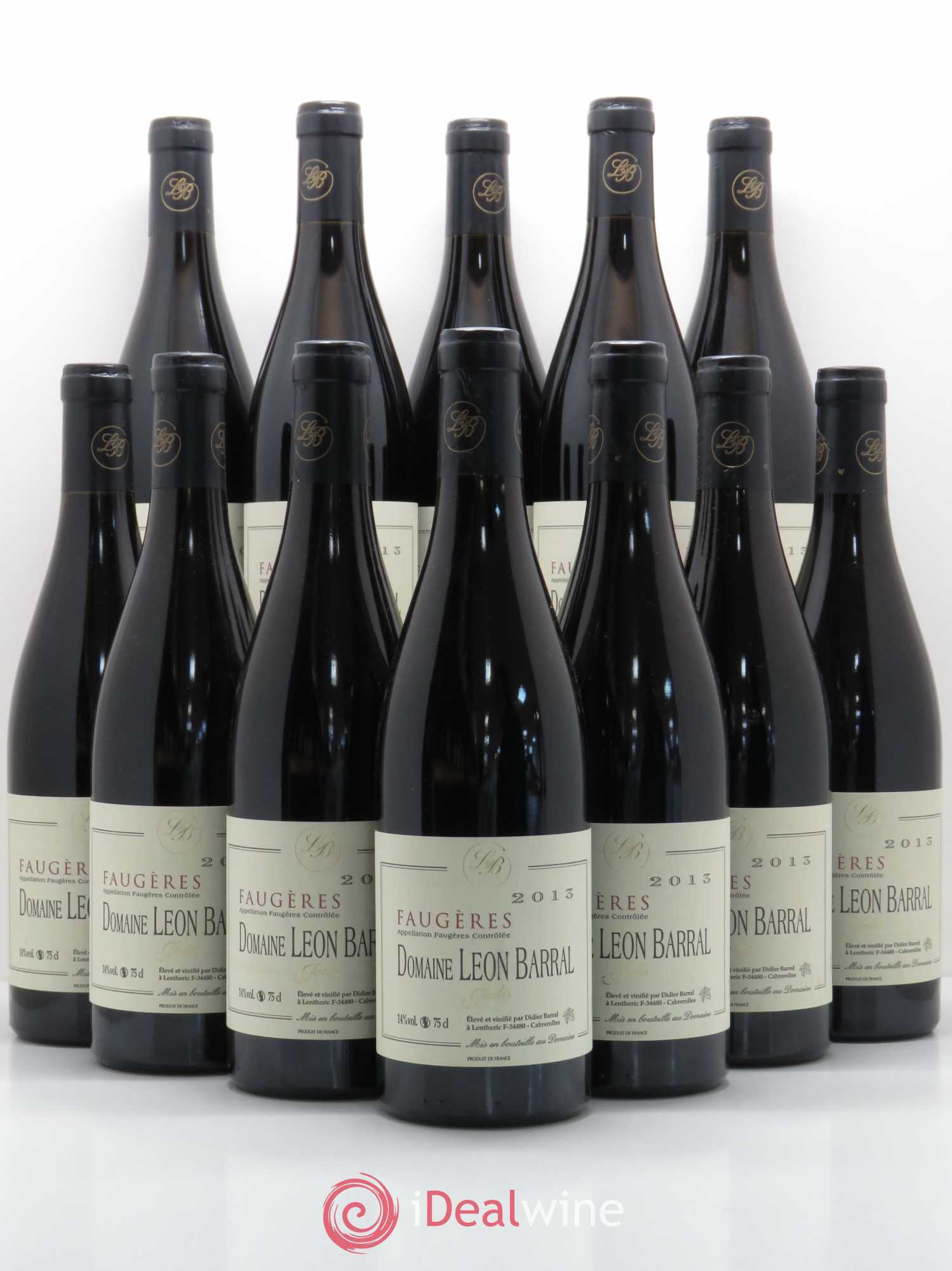 Faugères Jadis Domaine Léon Barral 2013 - Lot de 12 bouteilles - 0