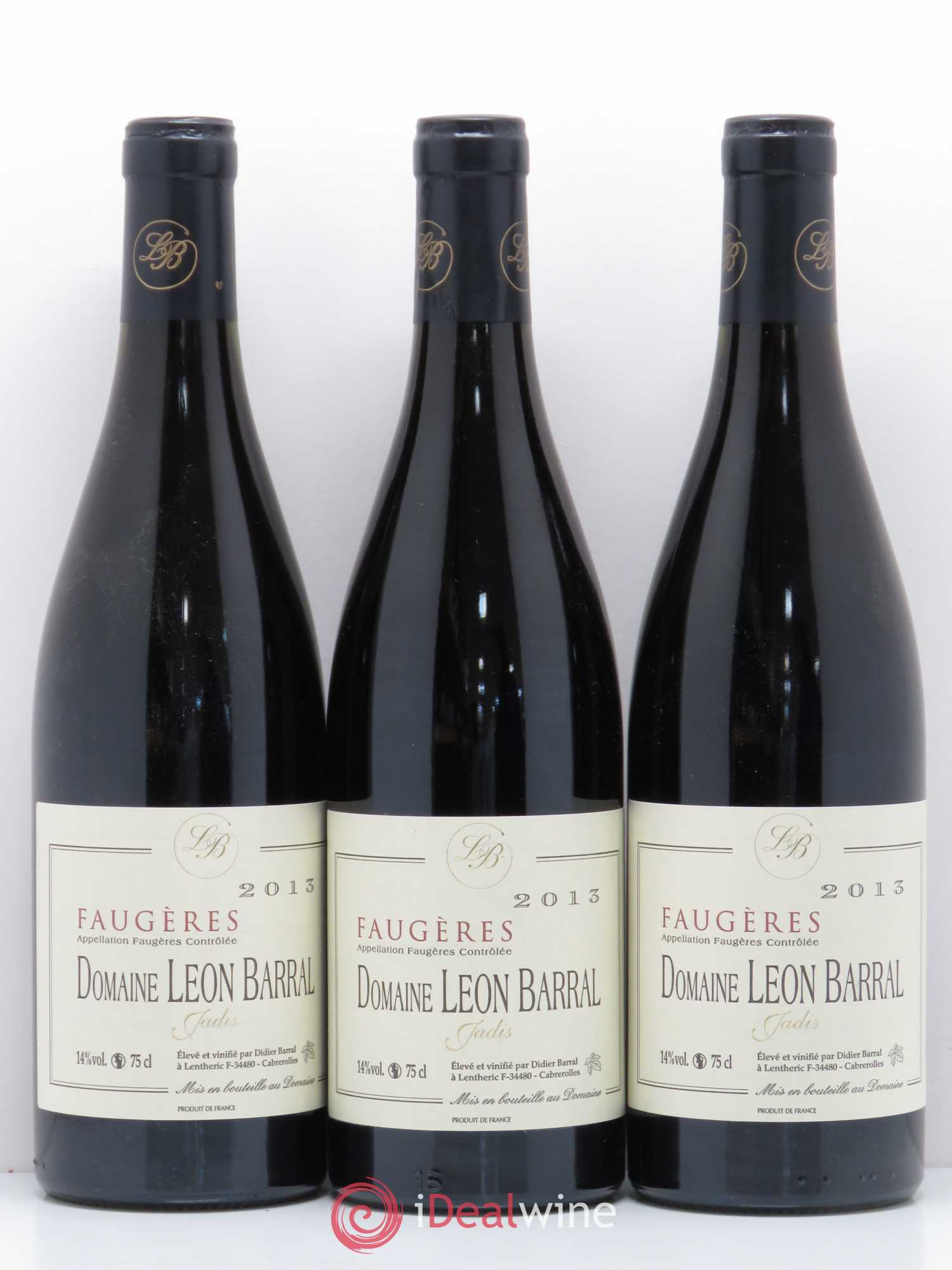 Faugères Jadis Domaine Léon Barral 2013 - Lot de 6 bouteilles - 2