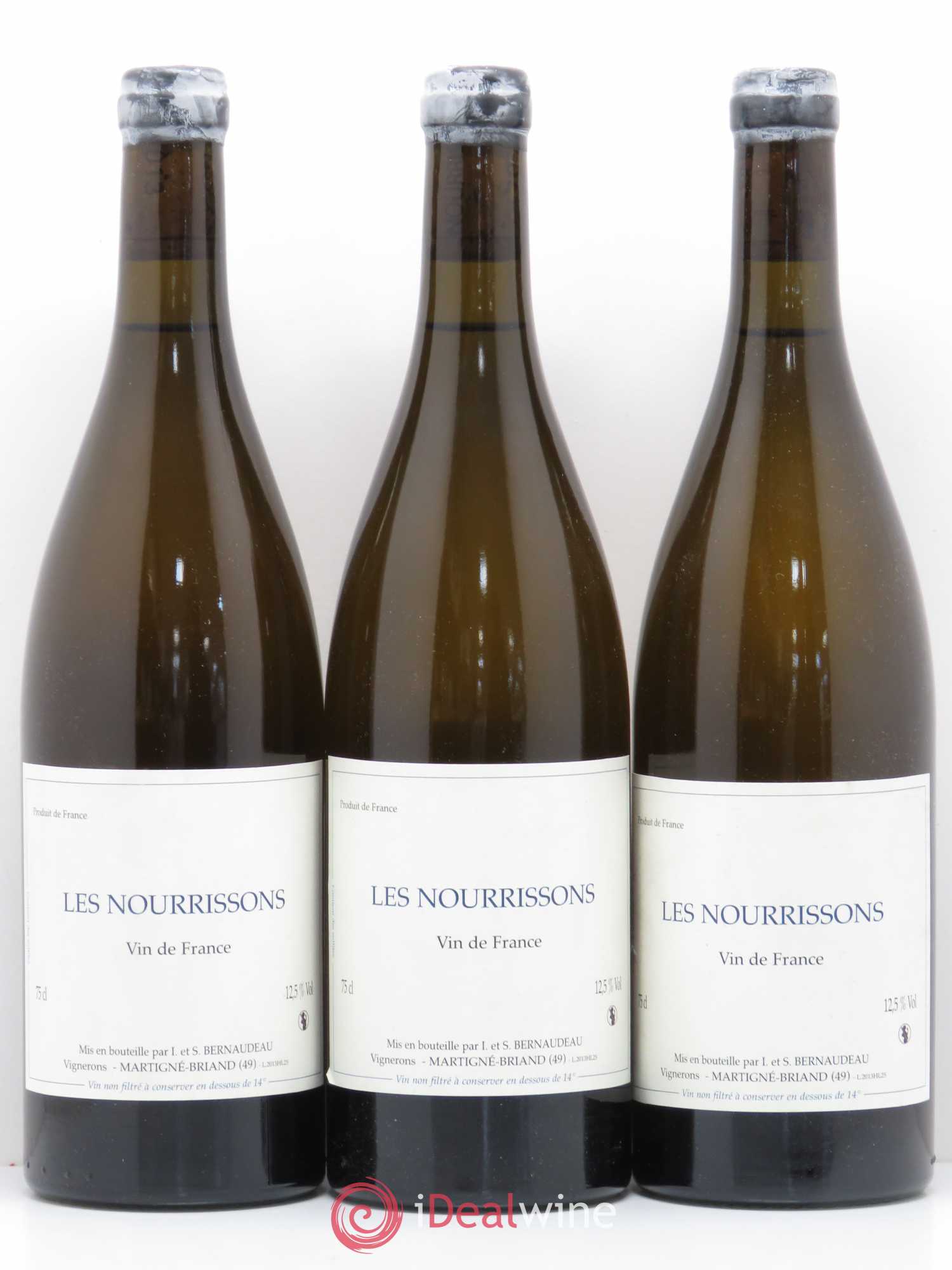 Vin de France Les Nourrissons Stéphane Bernaudeau 2013 - Lot de 3 bouteilles - 0
