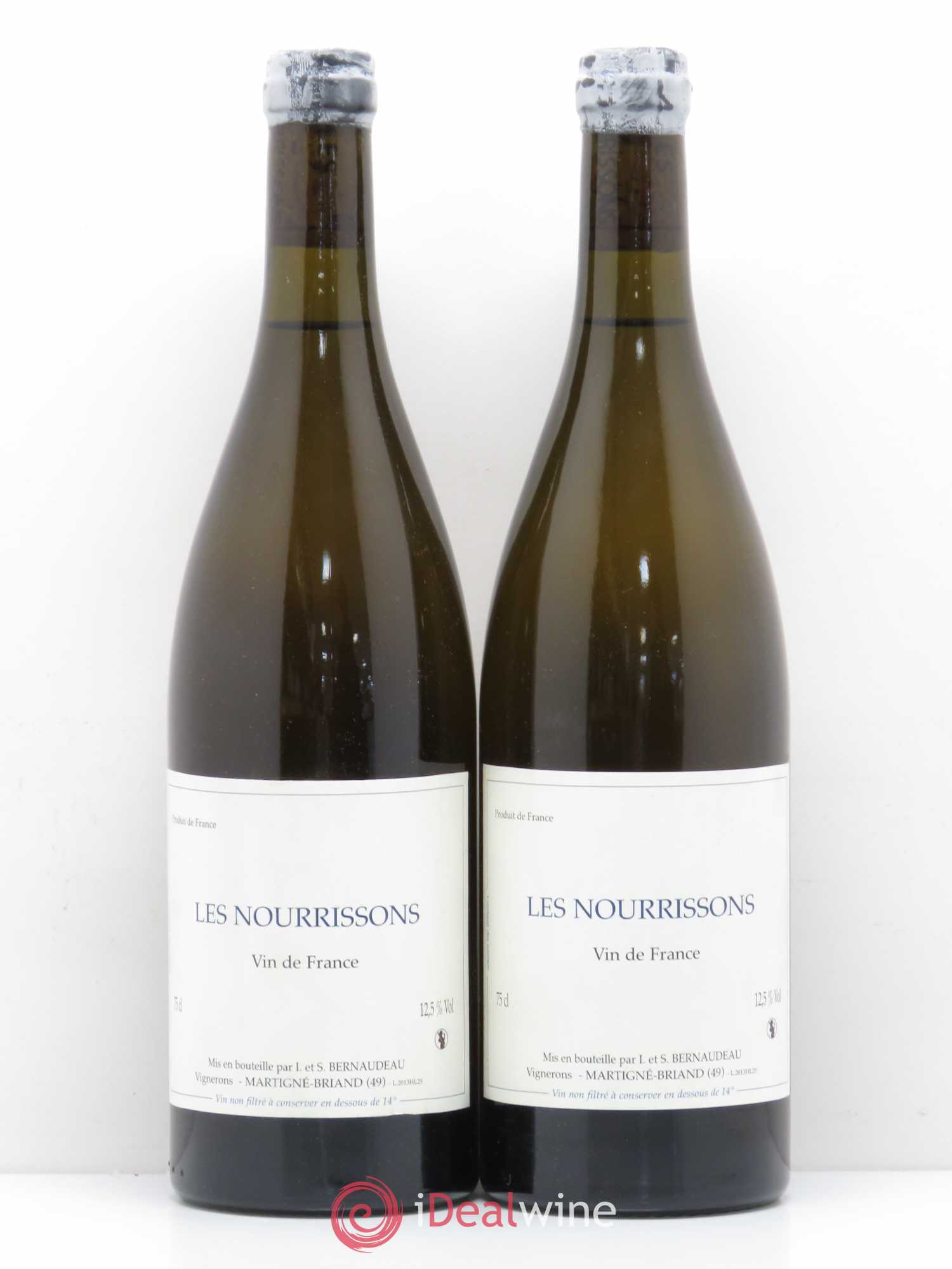 Vin de France Les Nourrissons Stéphane Bernaudeau 2013 - Lot de 2 bouteilles - 0