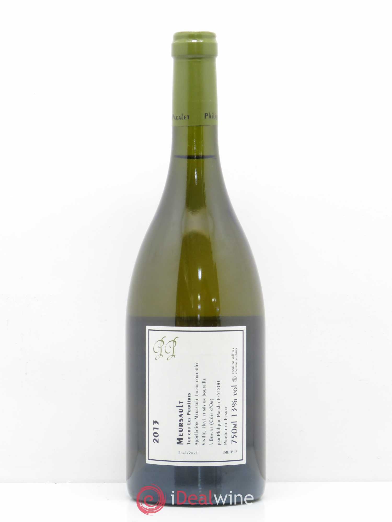 Meursault 1er Cru Les Perrières Philippe Pacalet 2013 - Lot de 1 bouteille - 1