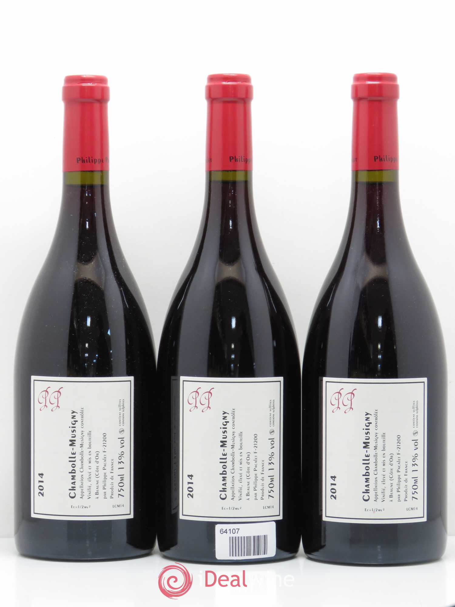 Chambolle-Musigny Philippe Pacalet 2014 - Lot de 6 bouteilles - 4
