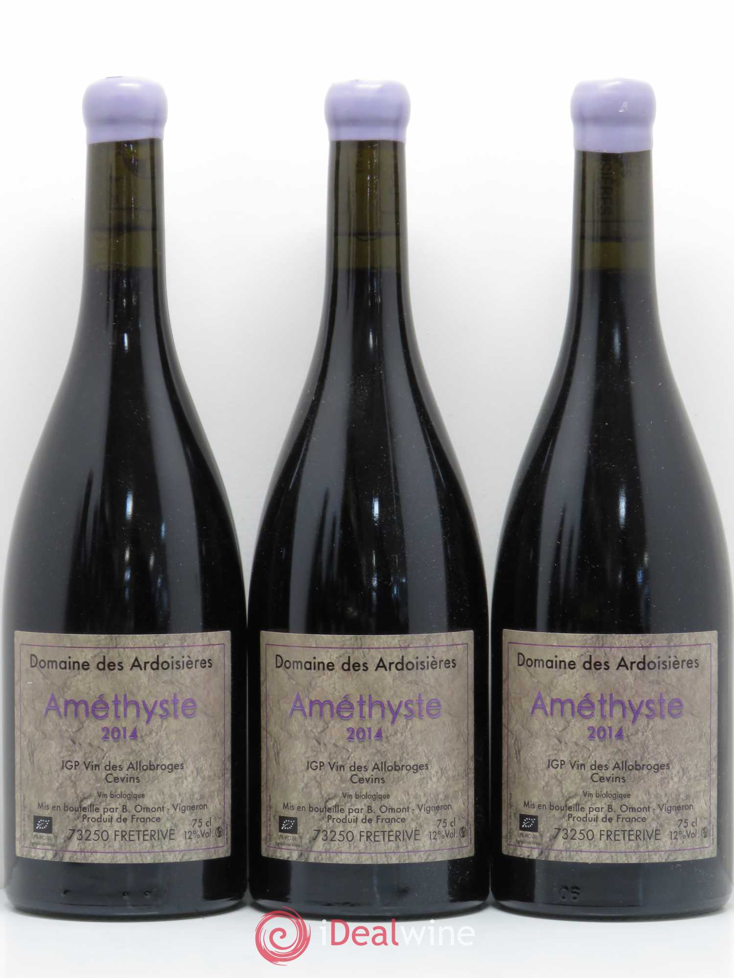 Vin des Allobroges Cevins Améthyste Ardoisières (Domaine des) 2014 - Lot de 6 bouteilles - 1