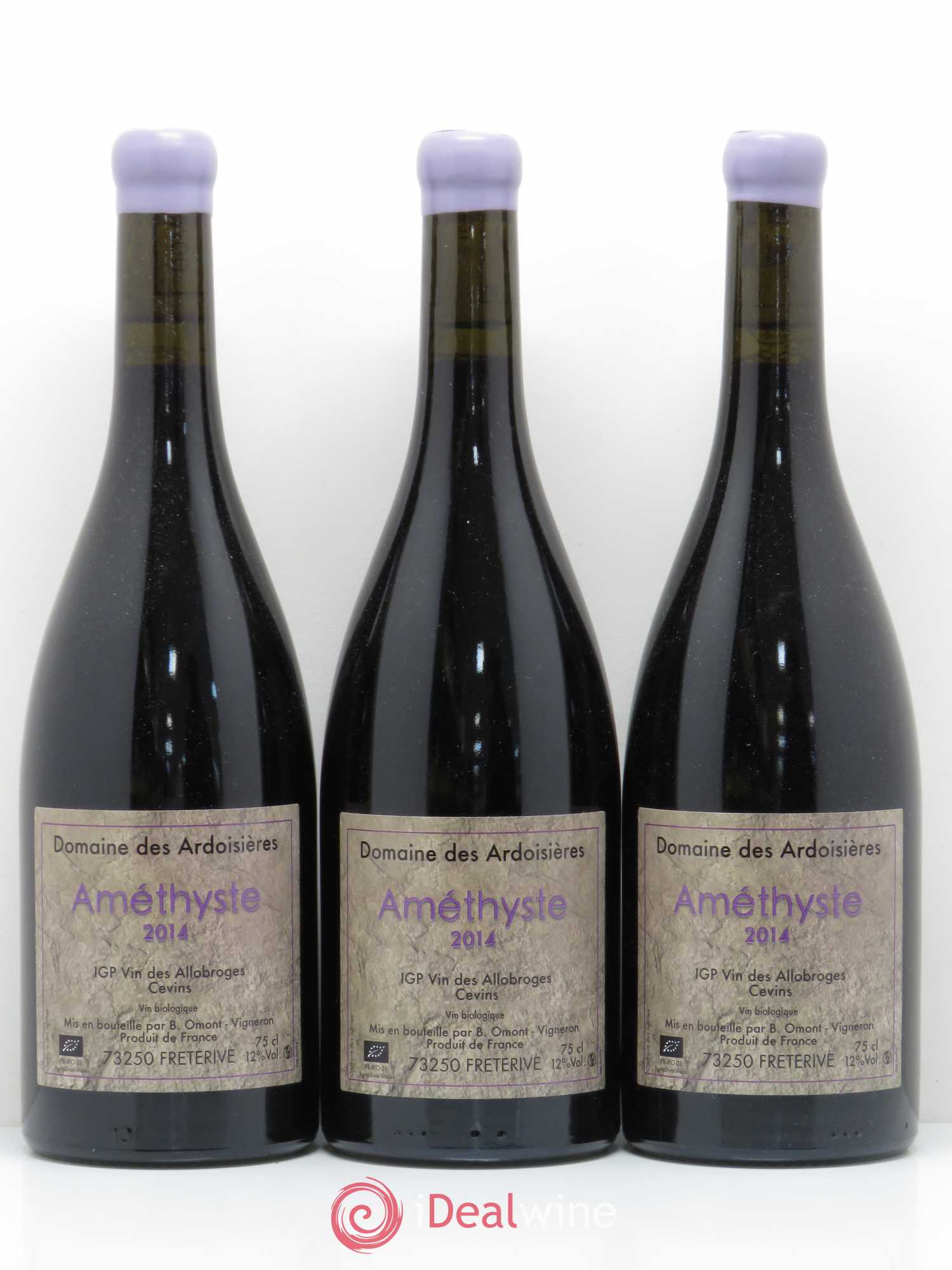 Vin des Allobroges Cevins Améthyste Ardoisières (Domaine des) 2014 - Lot de 3 bouteilles - 0