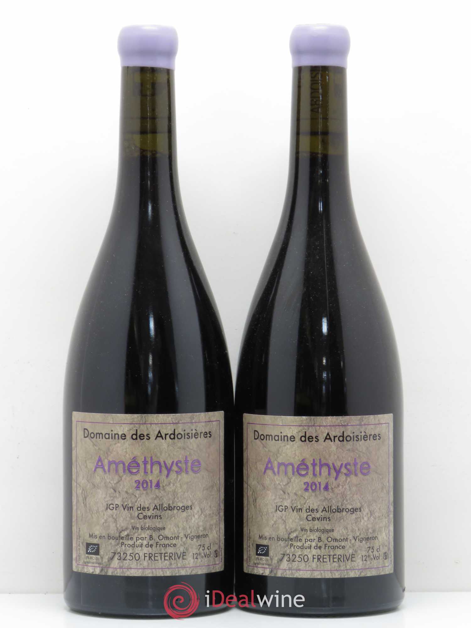 Vin des Allobroges Cevins Améthyste Ardoisières (Domaine des) 2014 - Lot de 2 bouteilles - 0