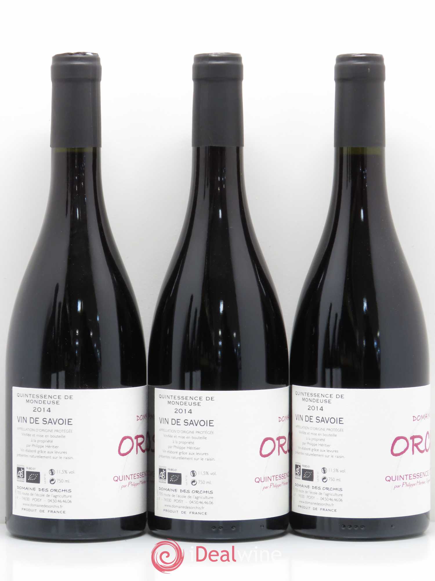 Vin de Savoie Quintessence de Mondeuse Orchis 2014 - Posten von 6 Flaschen - 1
