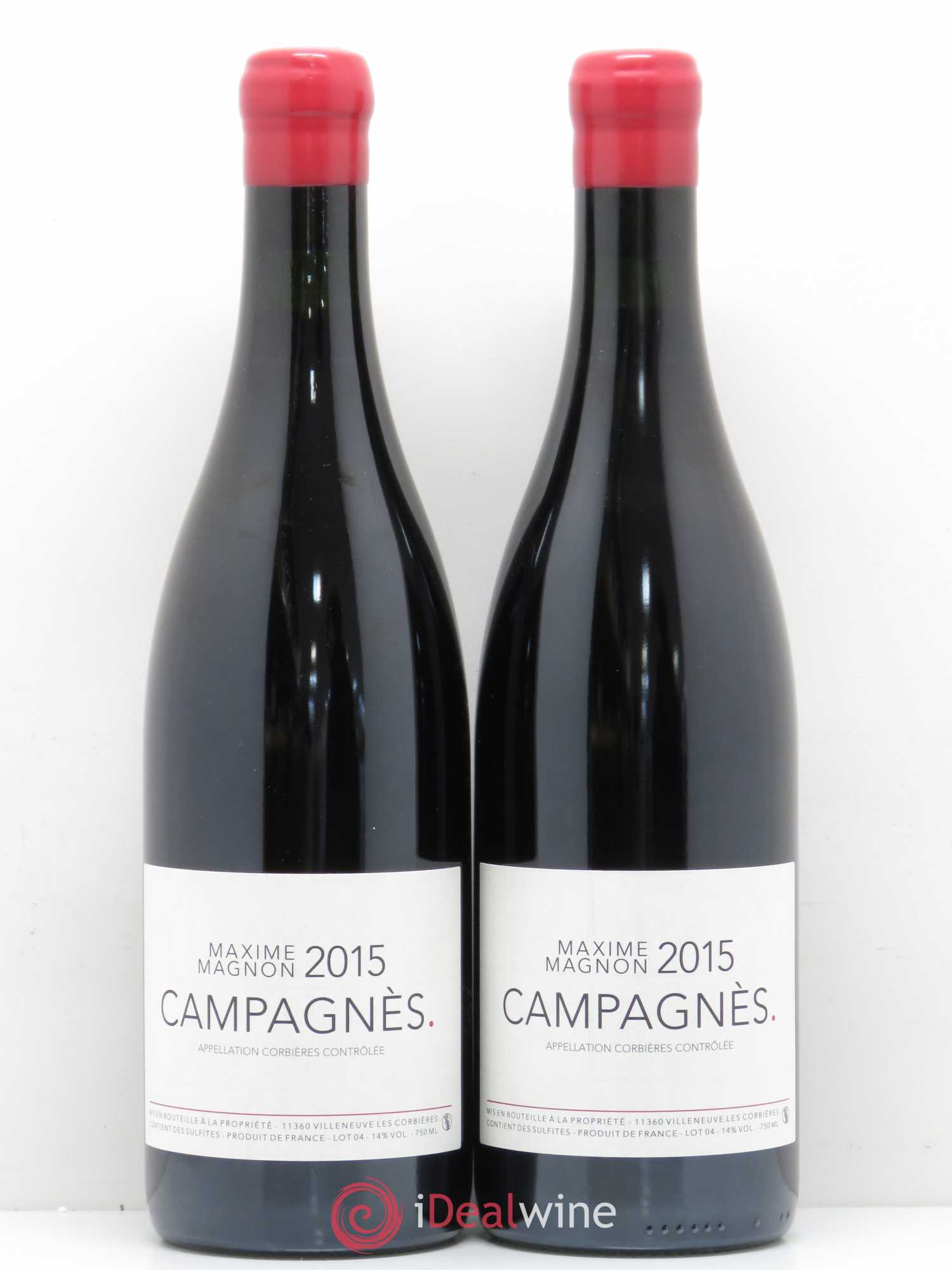 Corbières Campagnès Maxime Magnon 2015 - Lot de 2 bouteilles - 0