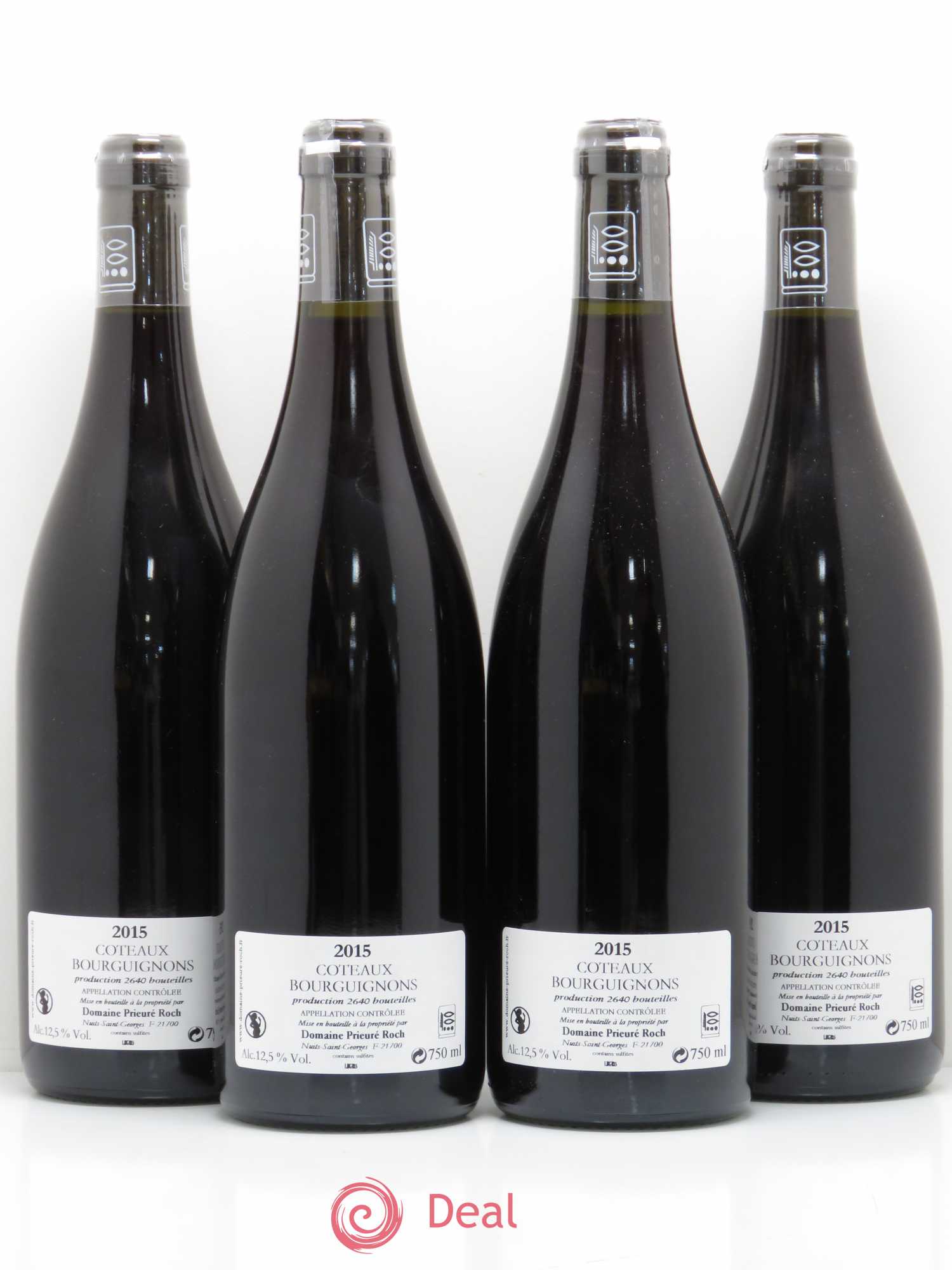 Bourgogne Coteaux bourguigons Prieuré Roch 2015 - Lot de 4 bouteilles - 1
