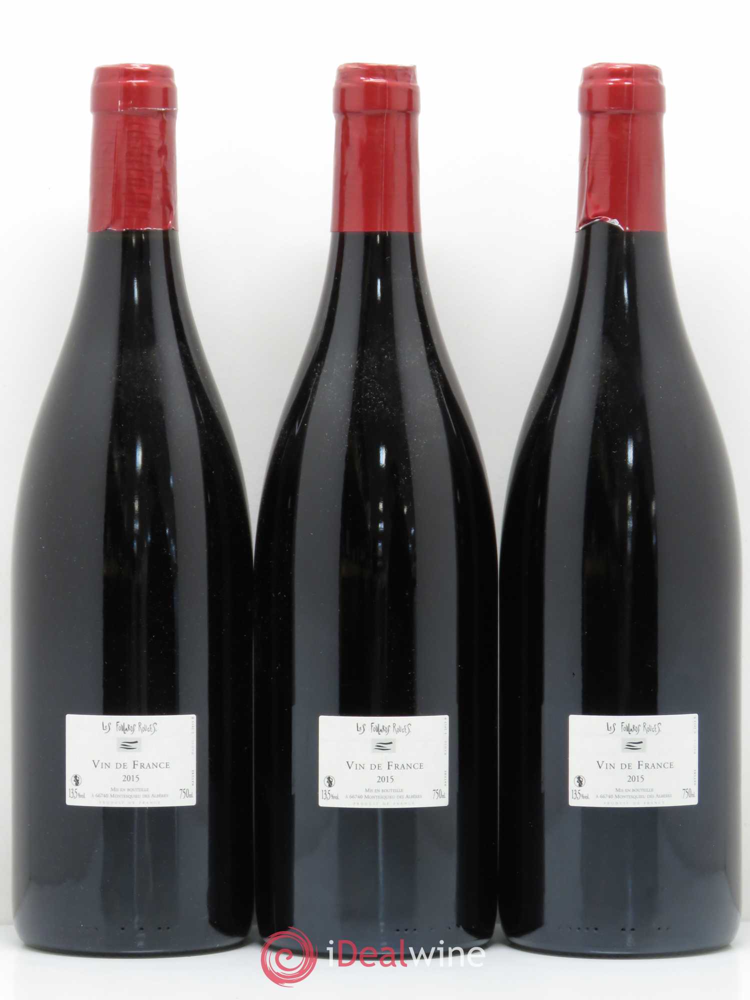 Vin de France Frida Les Foulards Rouges 2015 - Lot de 3 bouteilles - 1