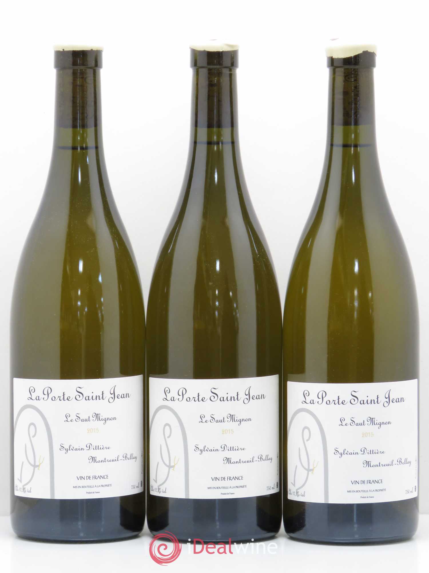 Vin de France Le Saut mignon La Porte Saint-Jean 2015 - Posten von 6 Flaschen - 2