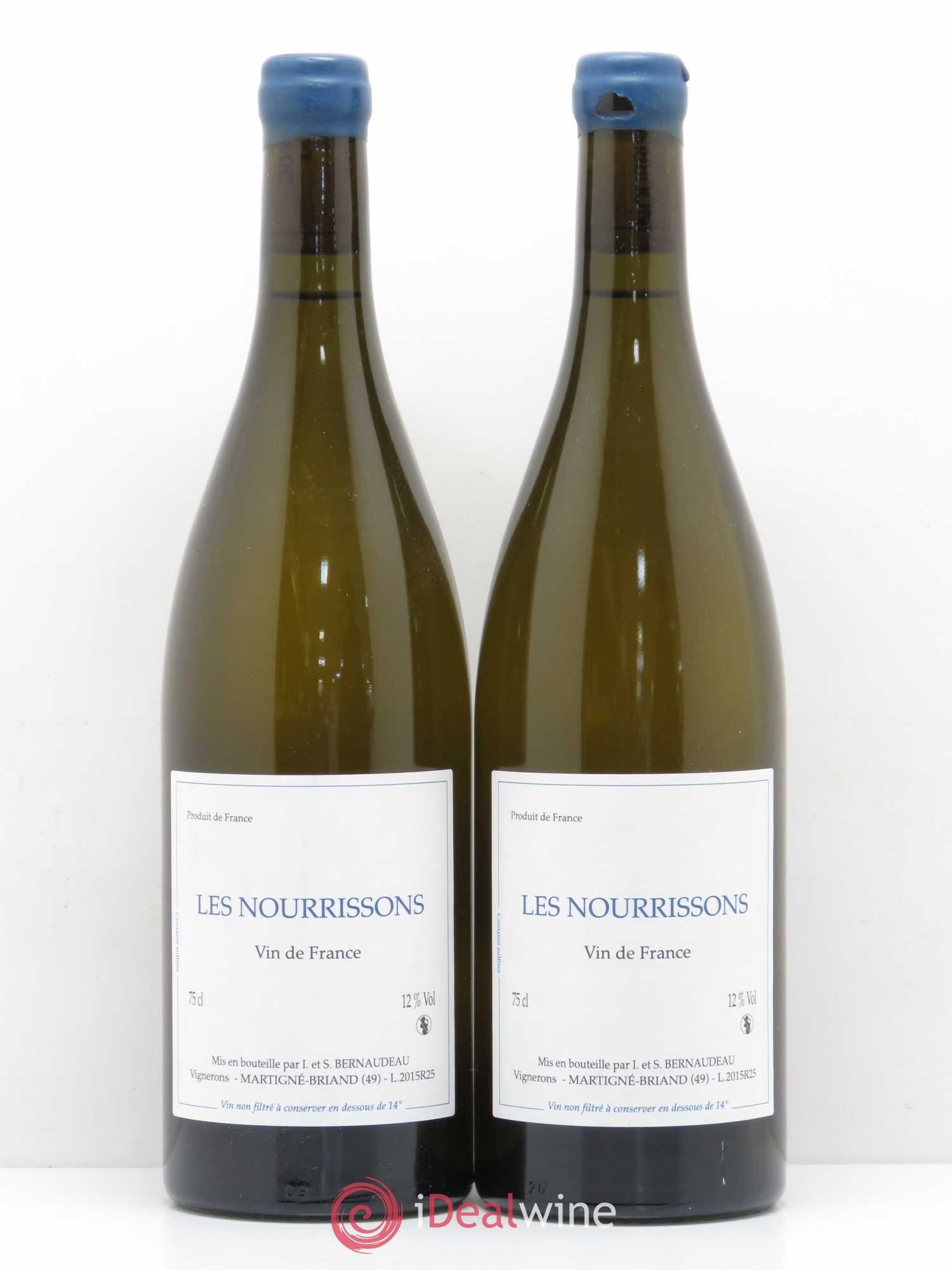 Vin de France Les Nourrissons Stéphane Bernaudeau 2015 - Lot de 2 bouteilles - 0