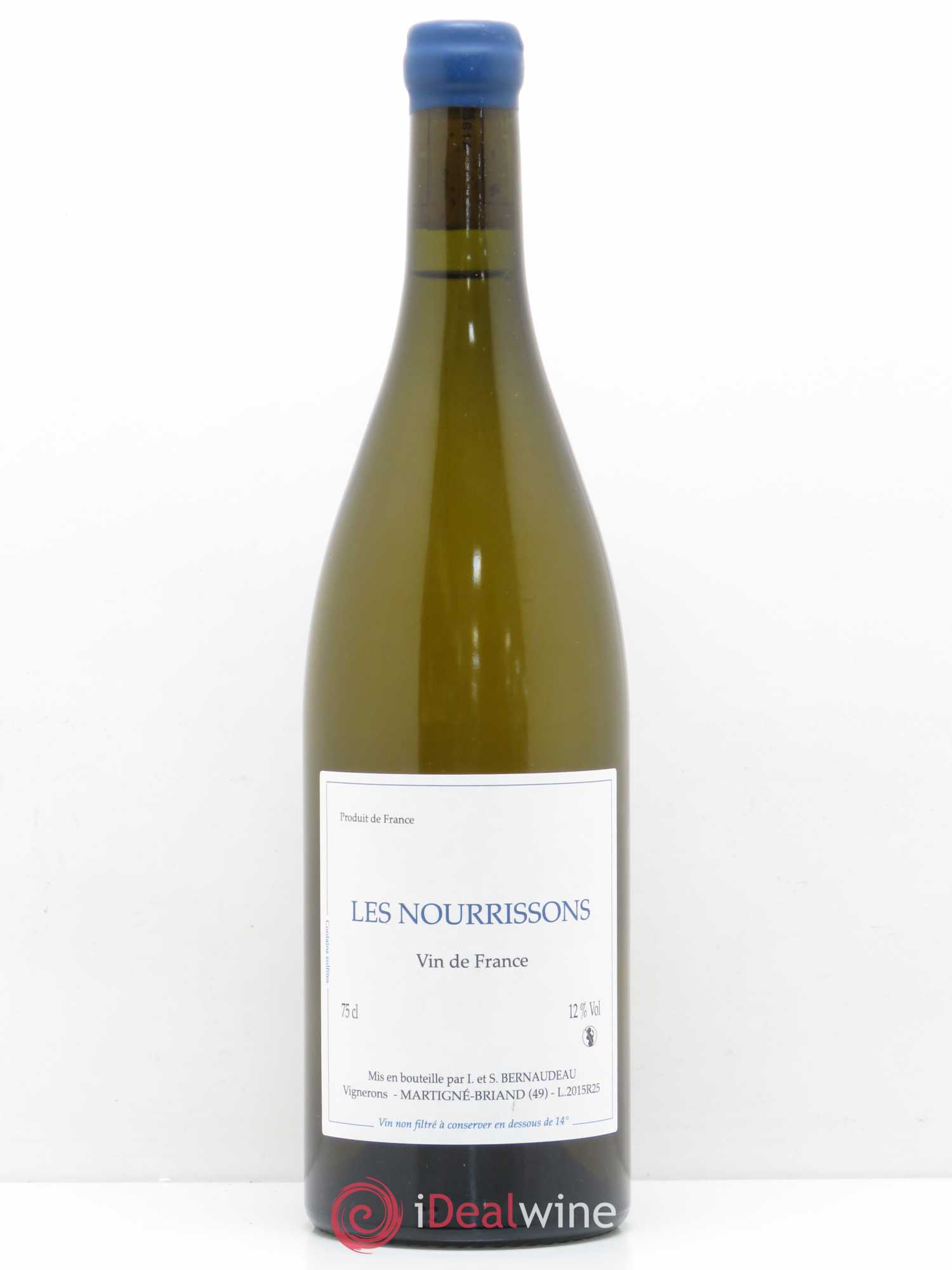 Vin de France Les Nourrissons Stéphane Bernaudeau 2015 - Lot de 1 bouteille - 0