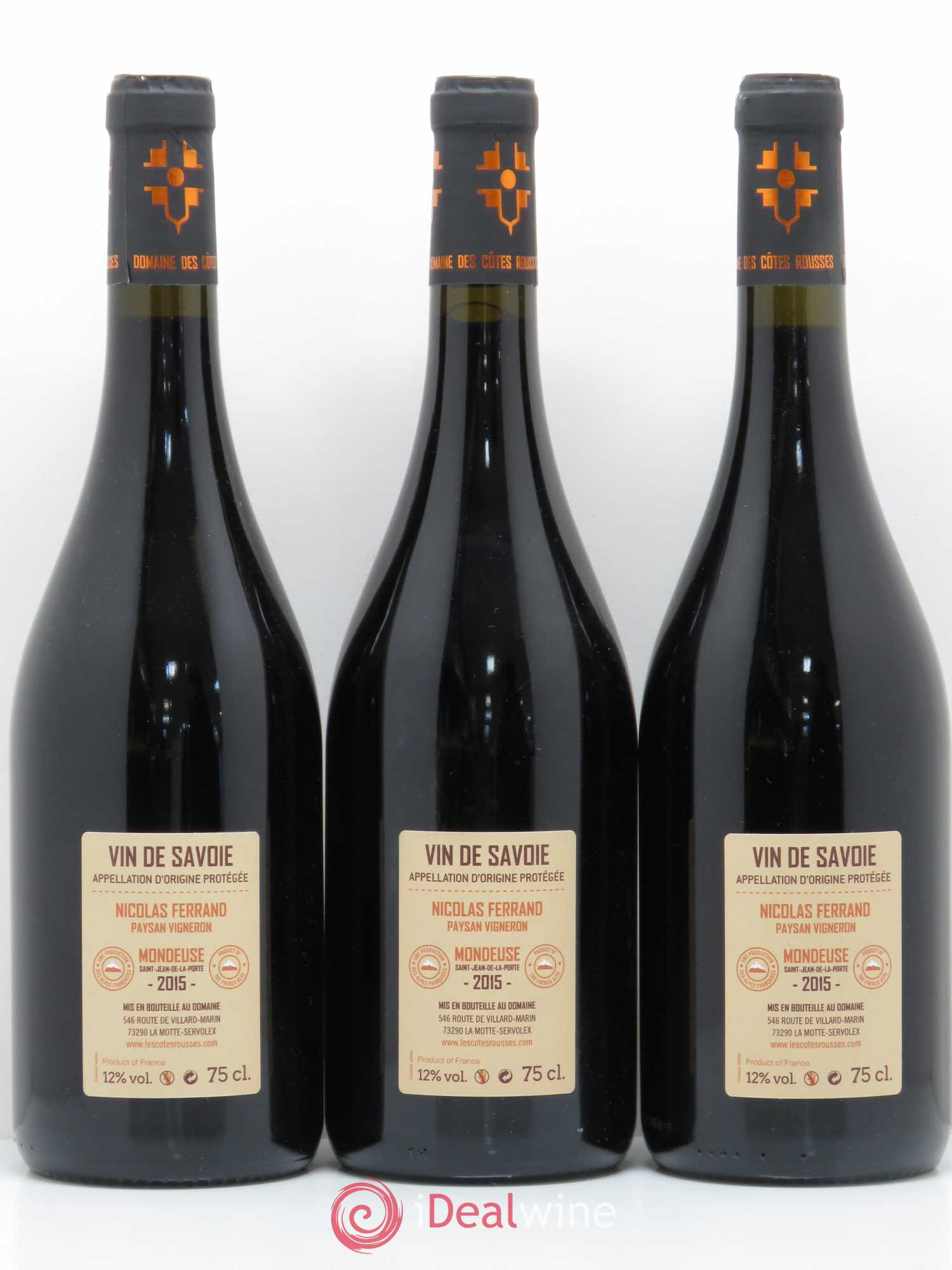 Vin de Savoie Les montagnes rousses Cotes rousses 2015 - Posten von 6 Flaschen - 4