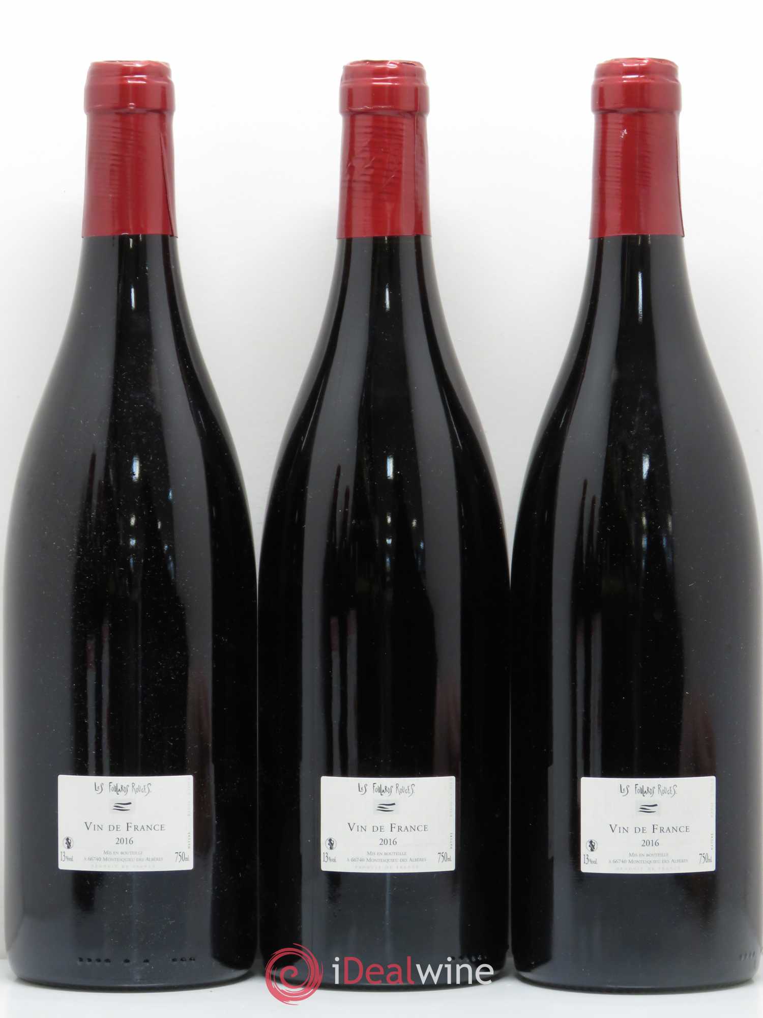 Vin de France Frida Les Foulards Rouges 2016 - Lot de 6 bouteilles - 2