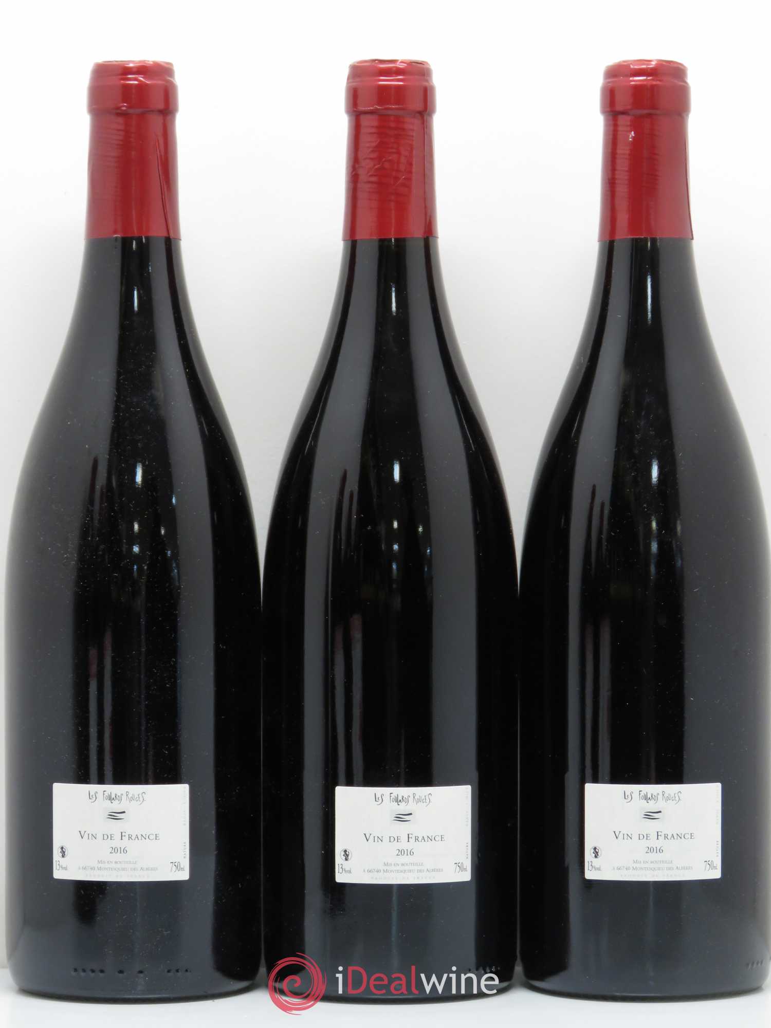 Vin de France Frida Les Foulards Rouges 2016 - Lot de 6 bouteilles - 4