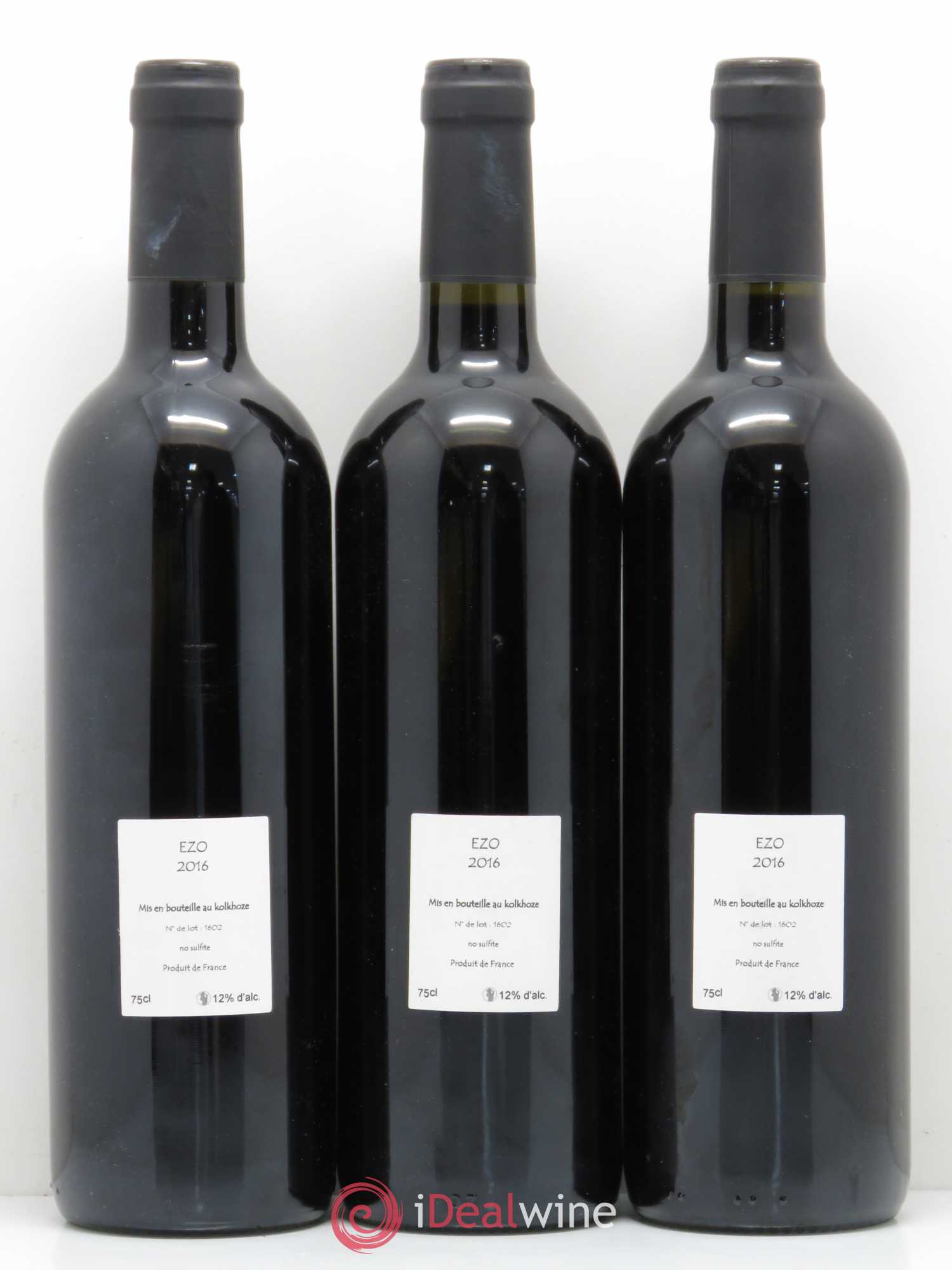 Vin de France Ezo Les vins du Cabanon 2016 - Posten von 3 Flaschen - 1