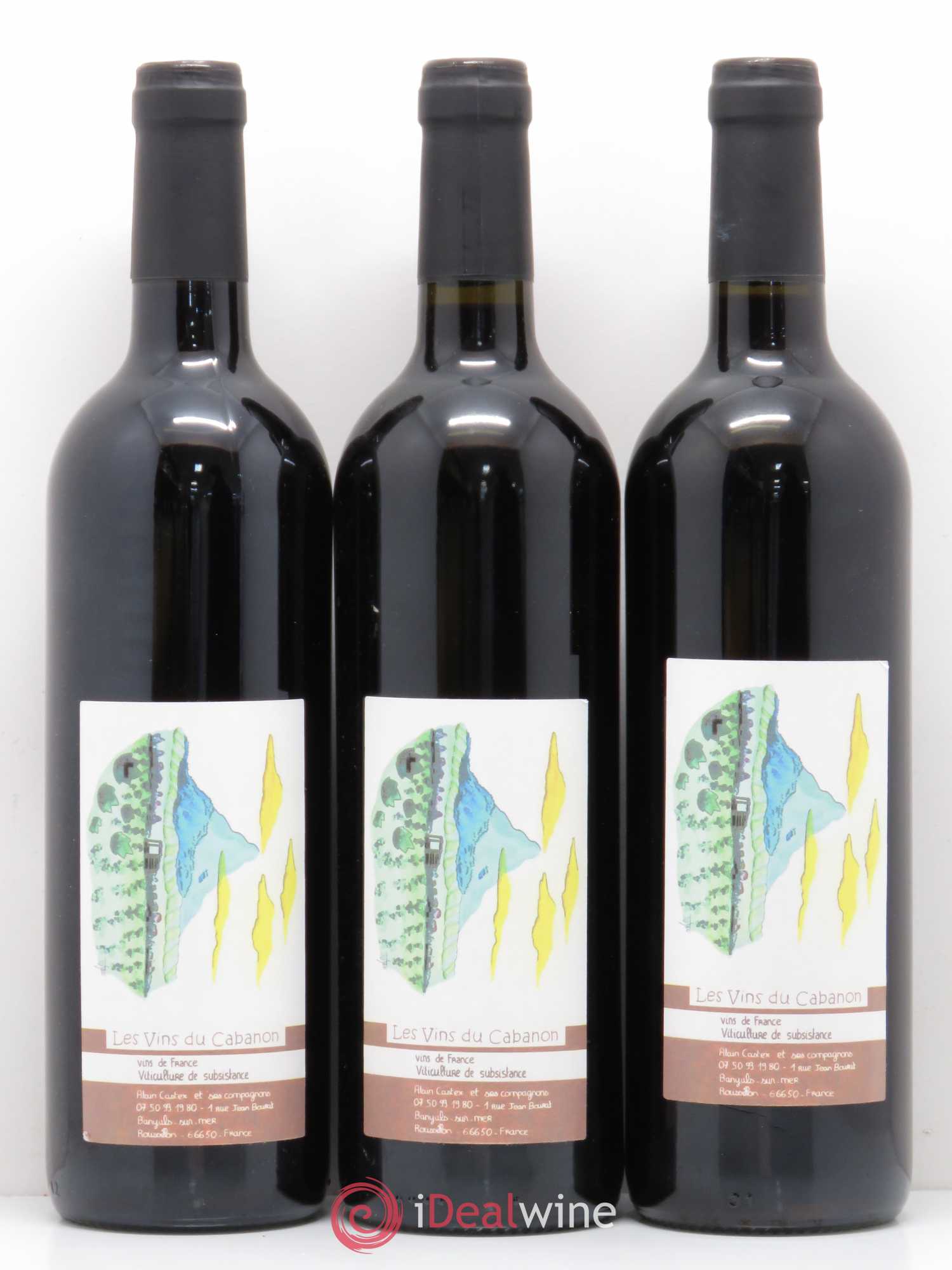 Vin de France Ezo Les vins du Cabanon 2016 - Posten von 3 Flaschen - 0