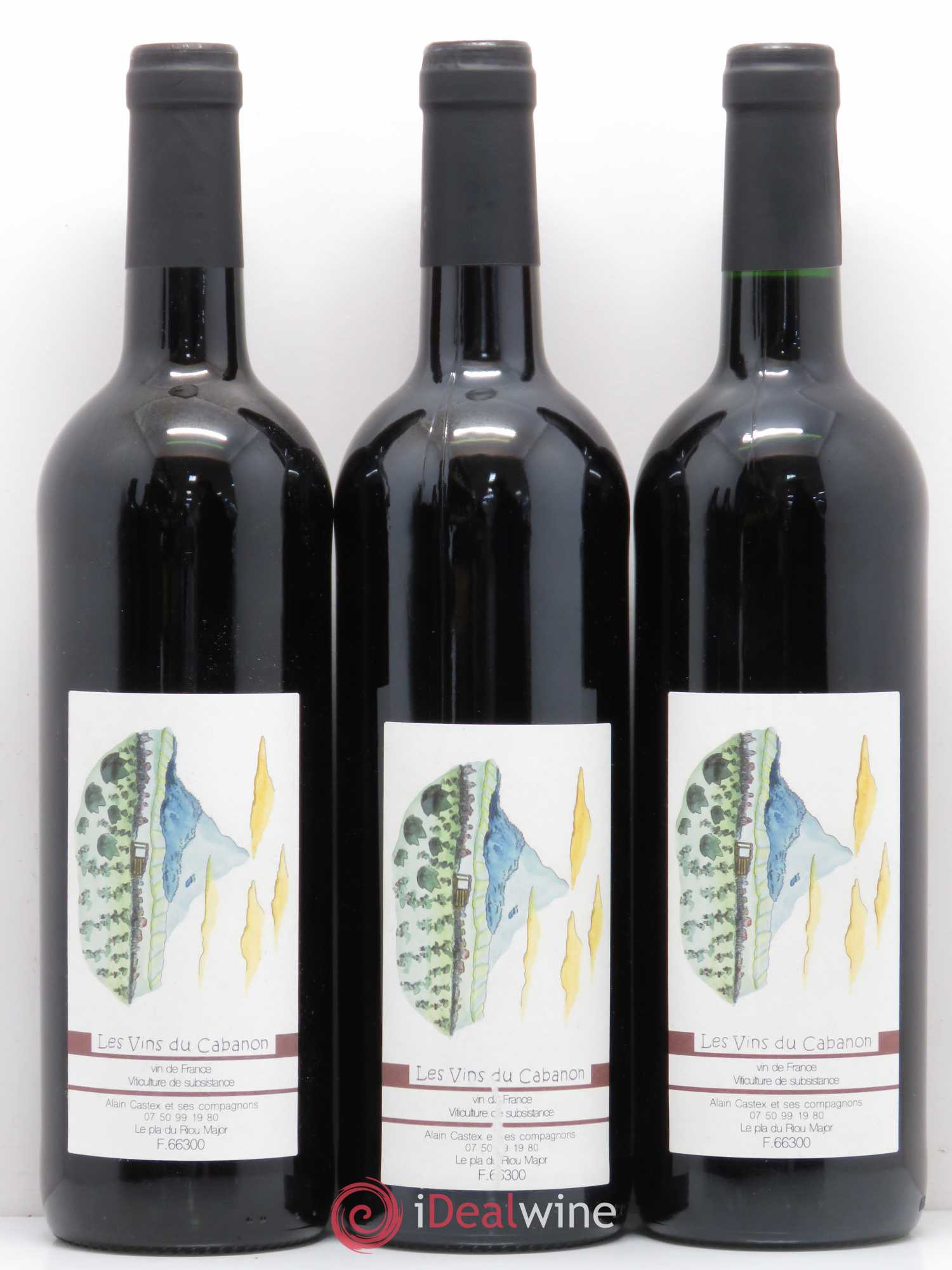 Vin de France Poudre d'escampette Les vins du Cabanon 2016 - Posten von 6 Flaschen - 1