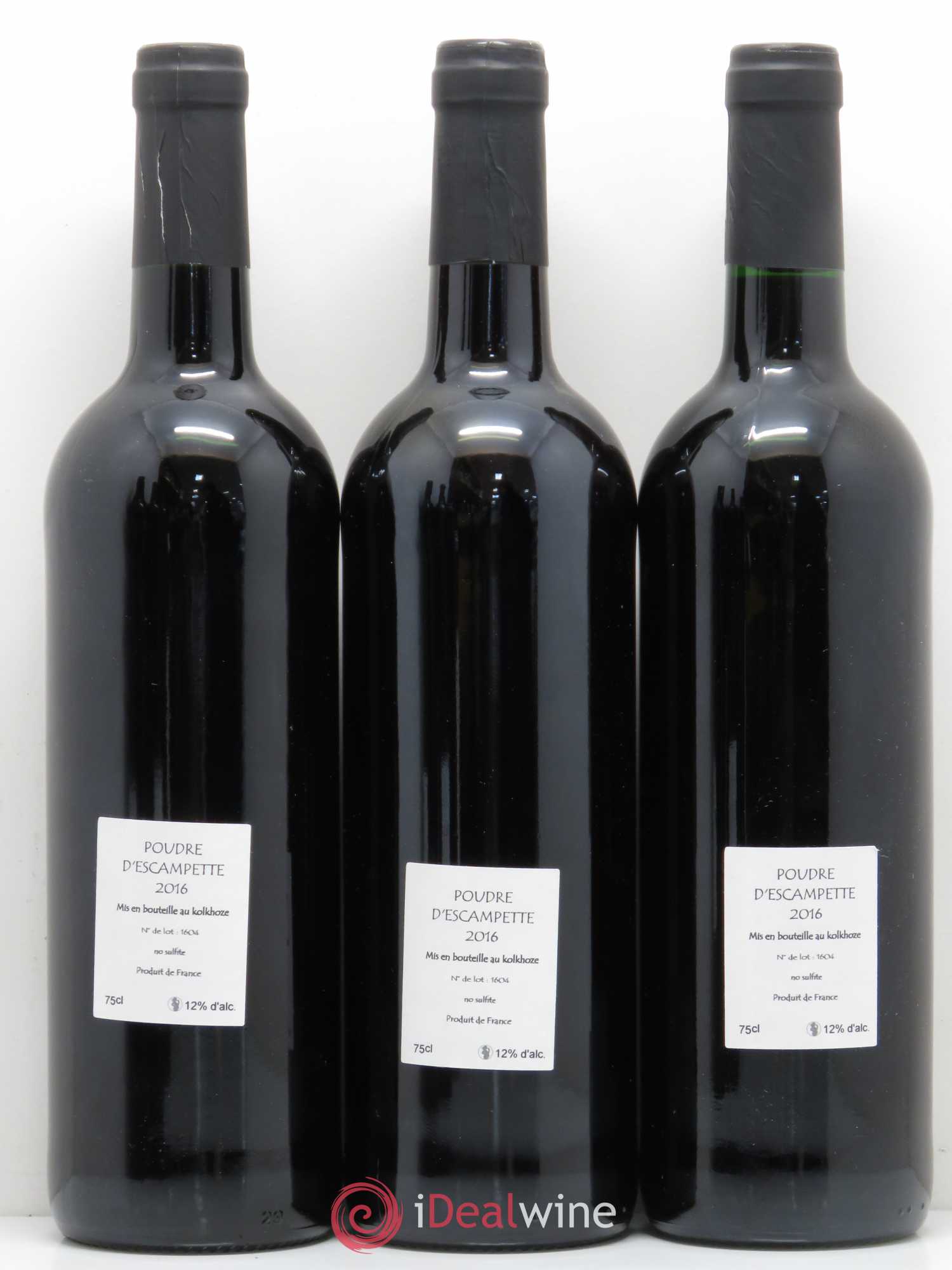 Vin de France Poudre d'escampette Les vins du Cabanon 2016 - Posten von 6 Flaschen - 2
