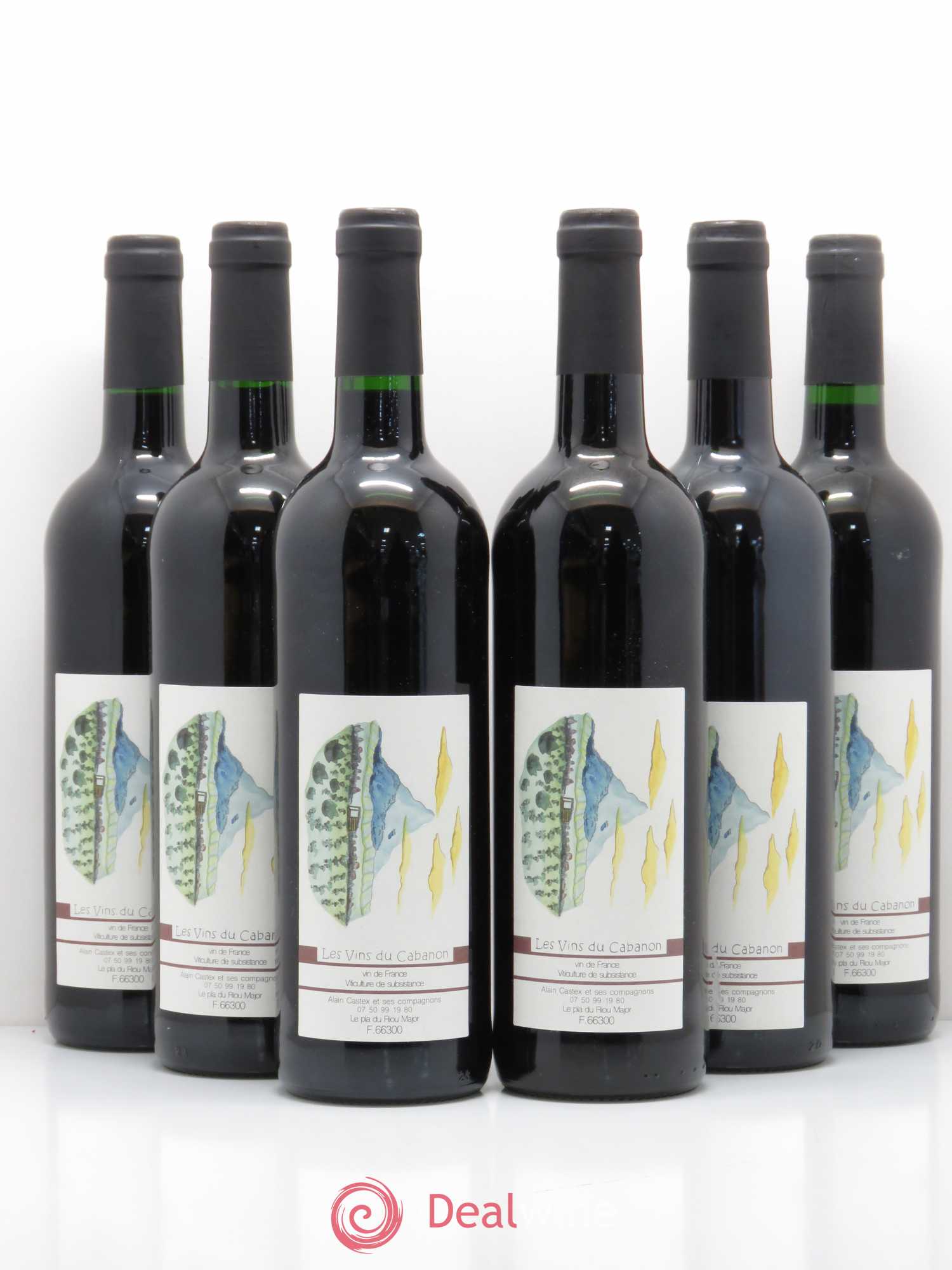 Vin de France Poudre d'escampette Les vins du Cabanon 2016 - Posten von 6 Flaschen - 0