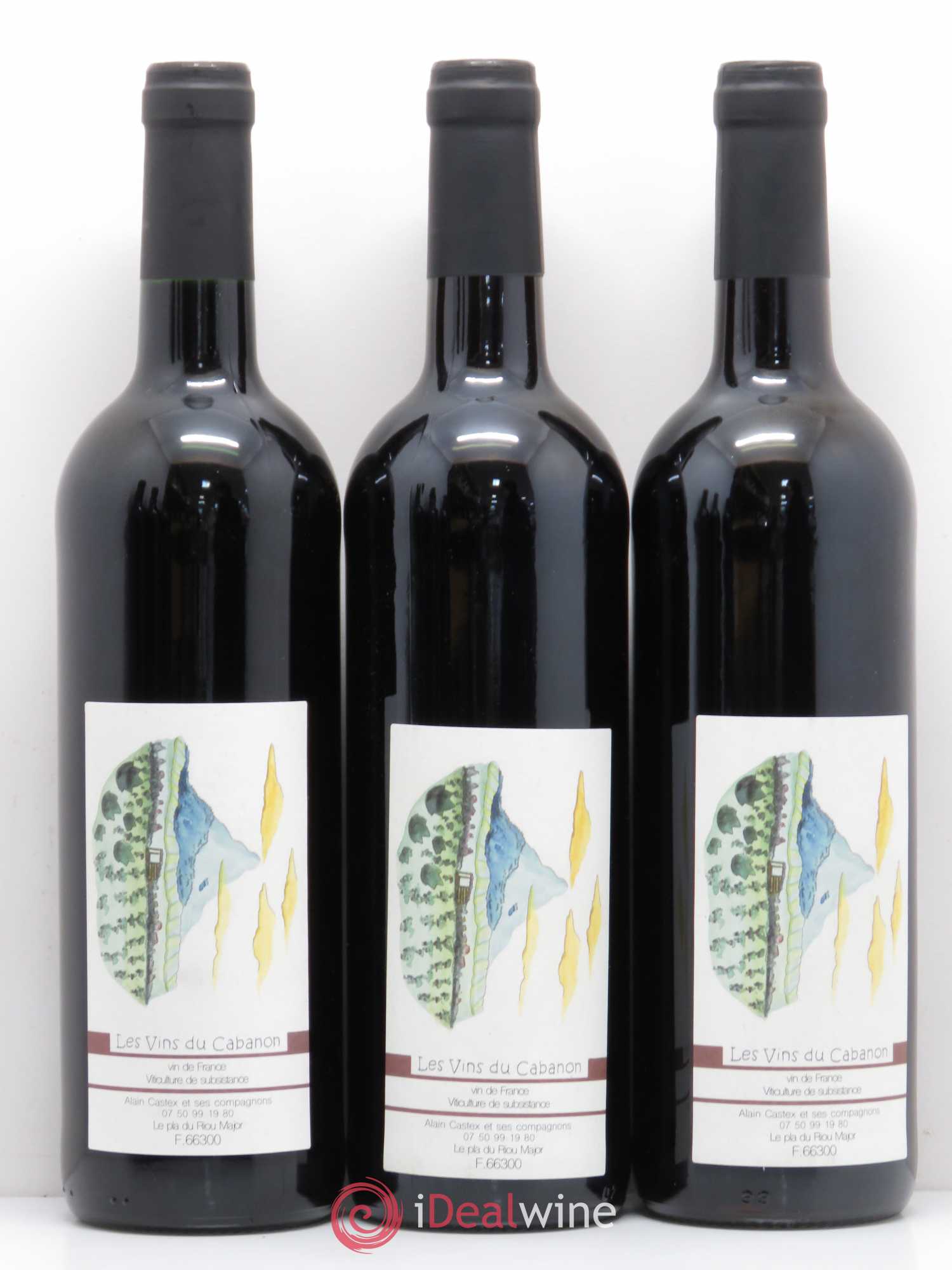 Vin de France Poudre d'escampette Les vins du cabanon 2016 - Posten von 6 Flaschen - 1