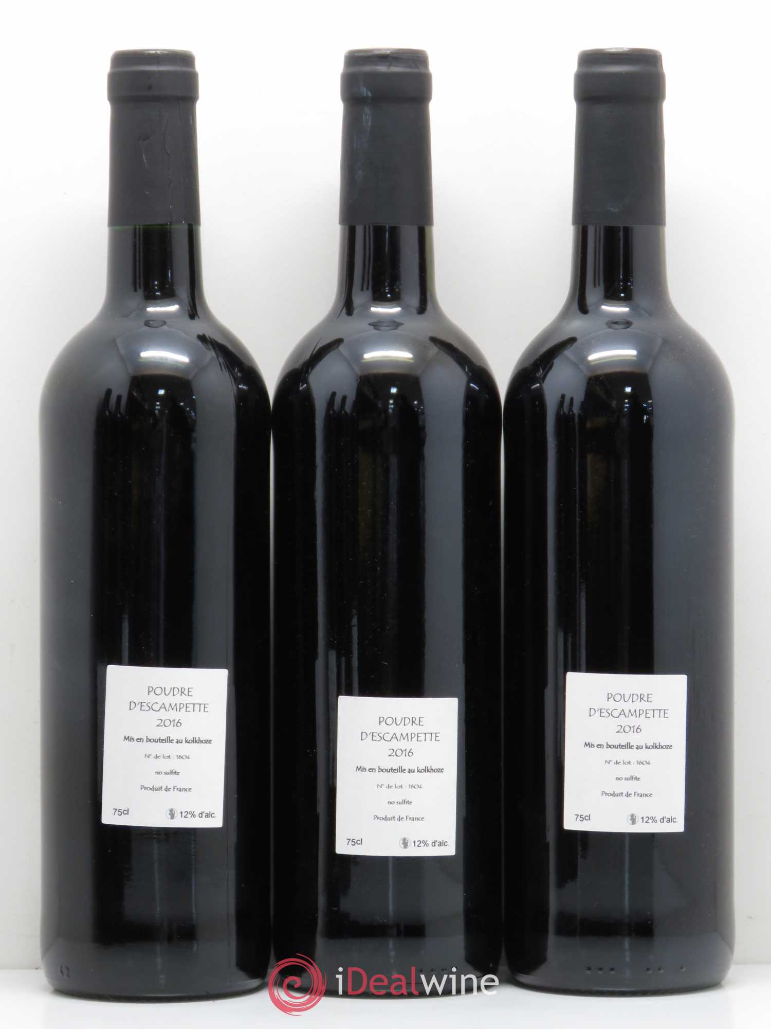 Vin de France Poudre d'escampette Les vins du cabanon 2016 - Posten von 6 Flaschen - 2