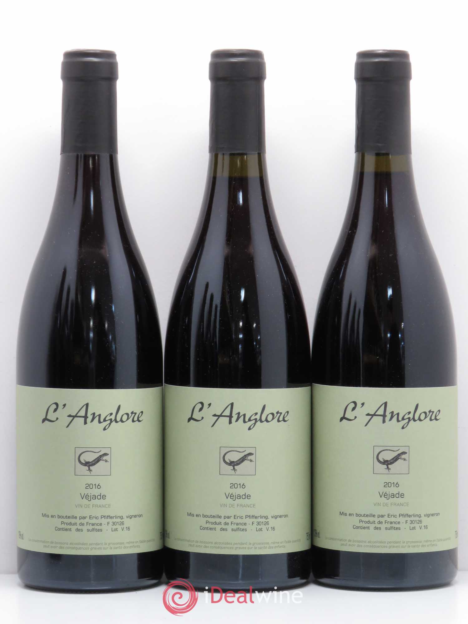 Vin de France Véjade domaine de L'Anglore 2016 - Posten von 6 Flaschen - 1
