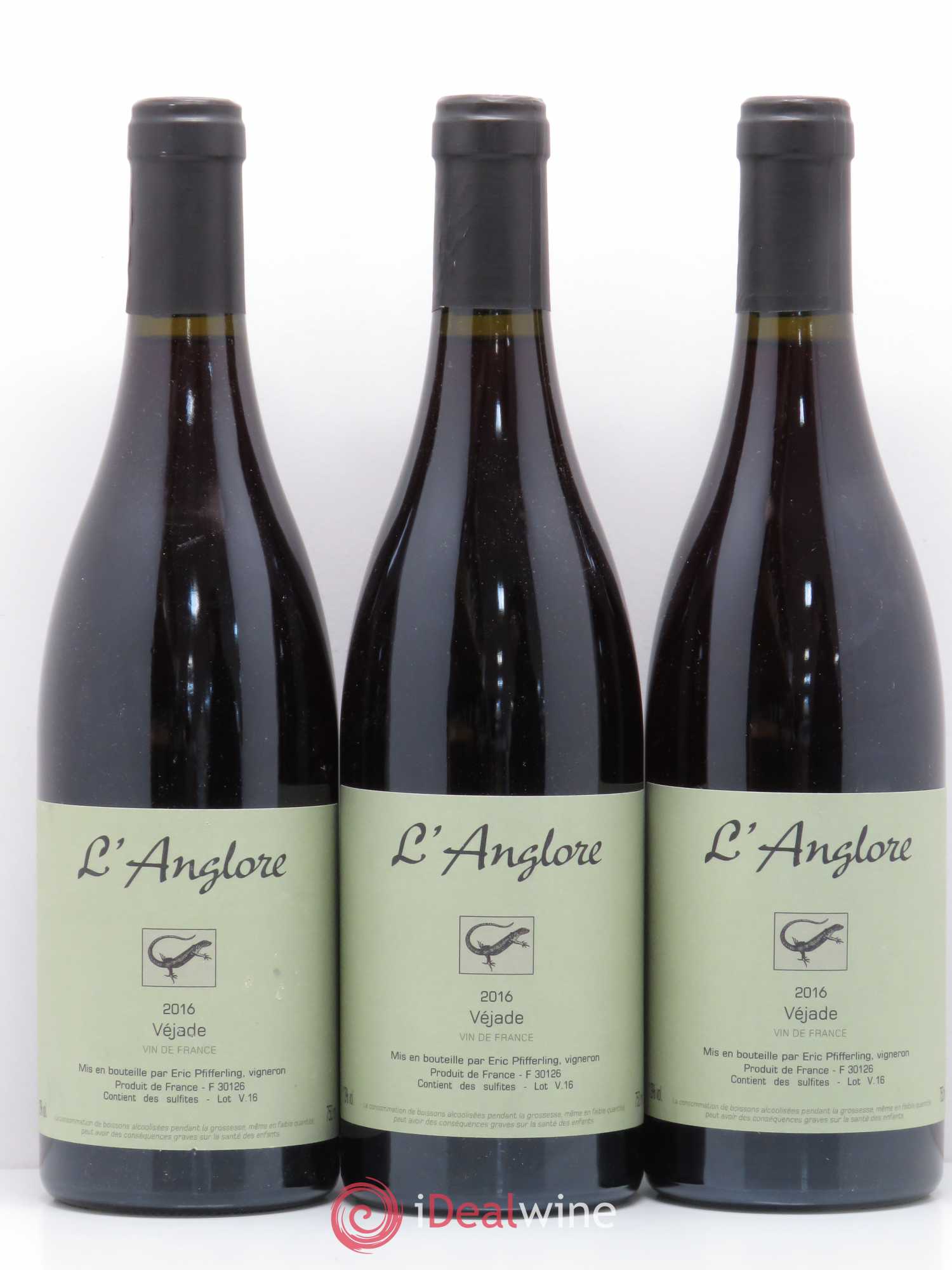 Vin de France Véjade domaine de L'Anglore 2016 - Posten von 6 Flaschen - 2