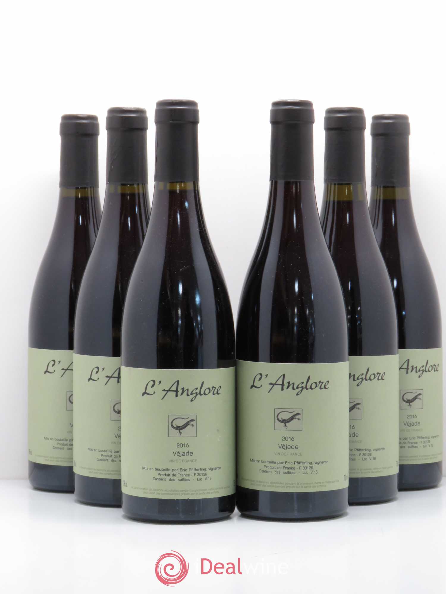 Vin de France Véjade domaine de L'Anglore 2016 - Posten von 6 Flaschen - 0