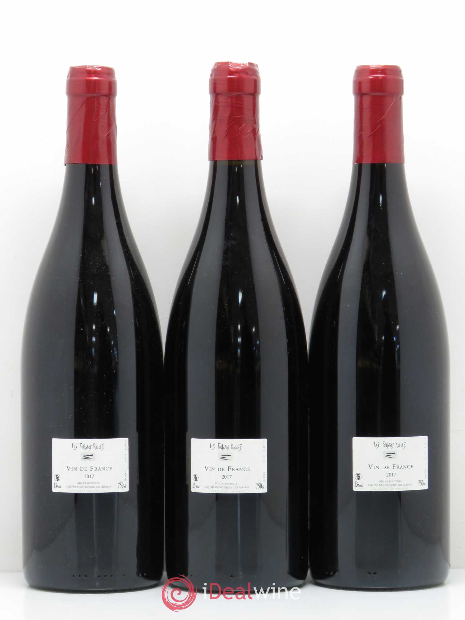 Vin de France Frida Les Foulards Rouges 2017 - Lot de 12 bouteilles - 6