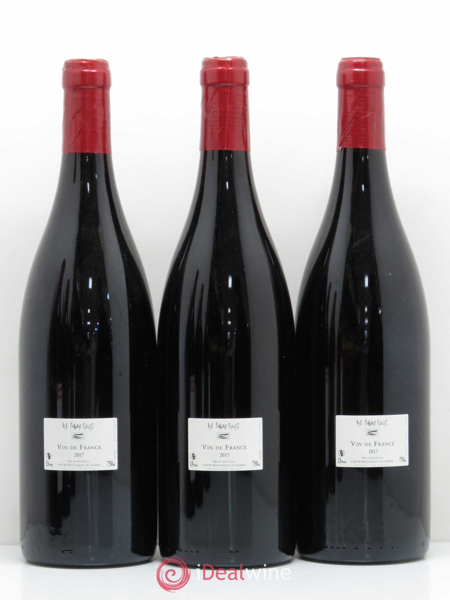 Vin de France Glaneurs Les Foulards Rouges 2017 - Lot of 6 bottles - 2