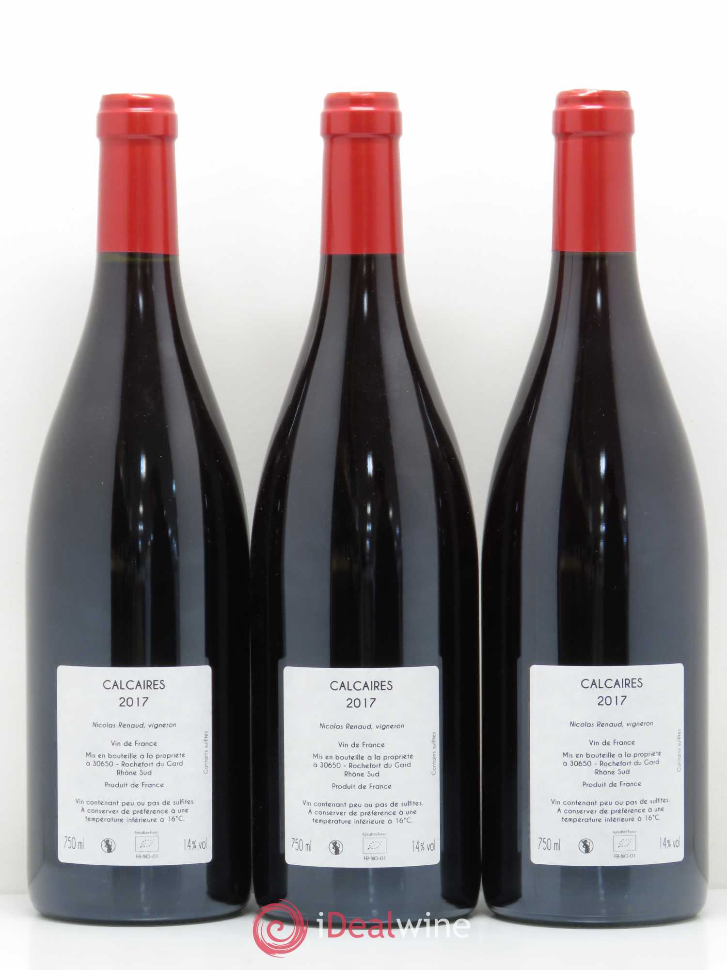 Vin de France Calcaire Clos des grillons 2017 - Posten von 6 Flaschen - 4