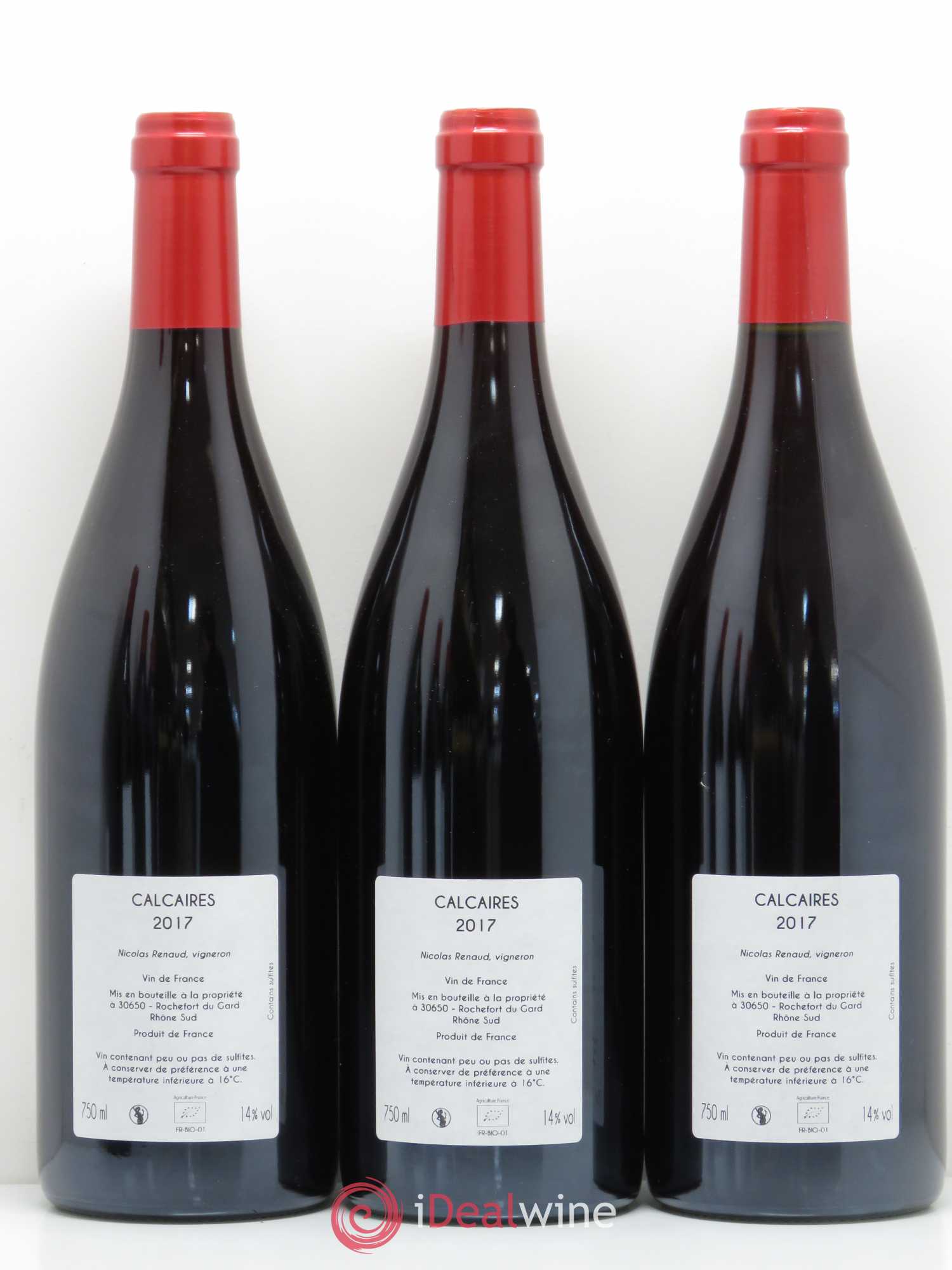 Vin de France Calcaire Clos des grillons 2017 - Lot de 6 bouteilles - 2