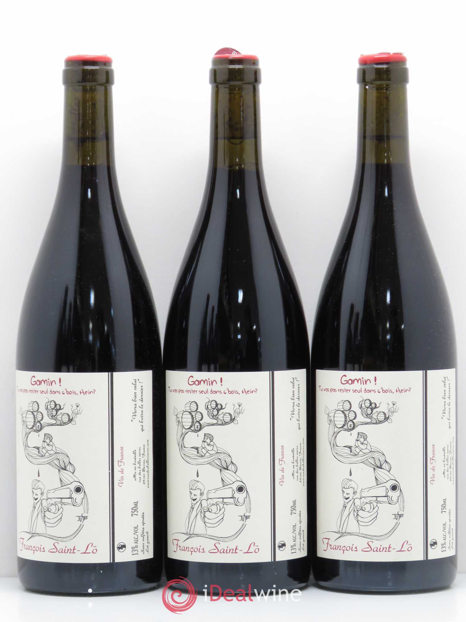 Vin de France Gamin Francois Saint Lô - Posten von 6 Flaschen - 1