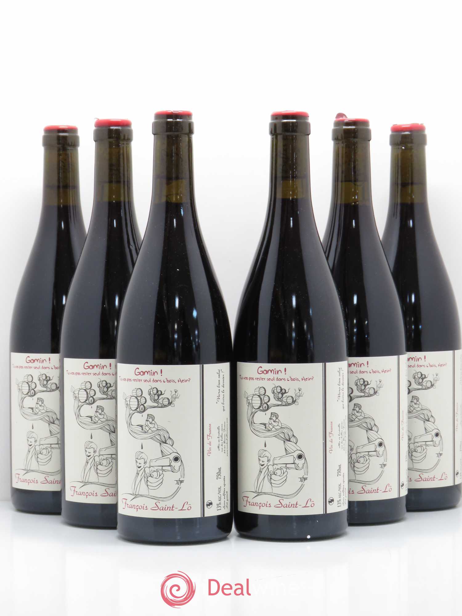 Vin de France Gamin Francois Saint Lô - Posten von 6 Flaschen - 0