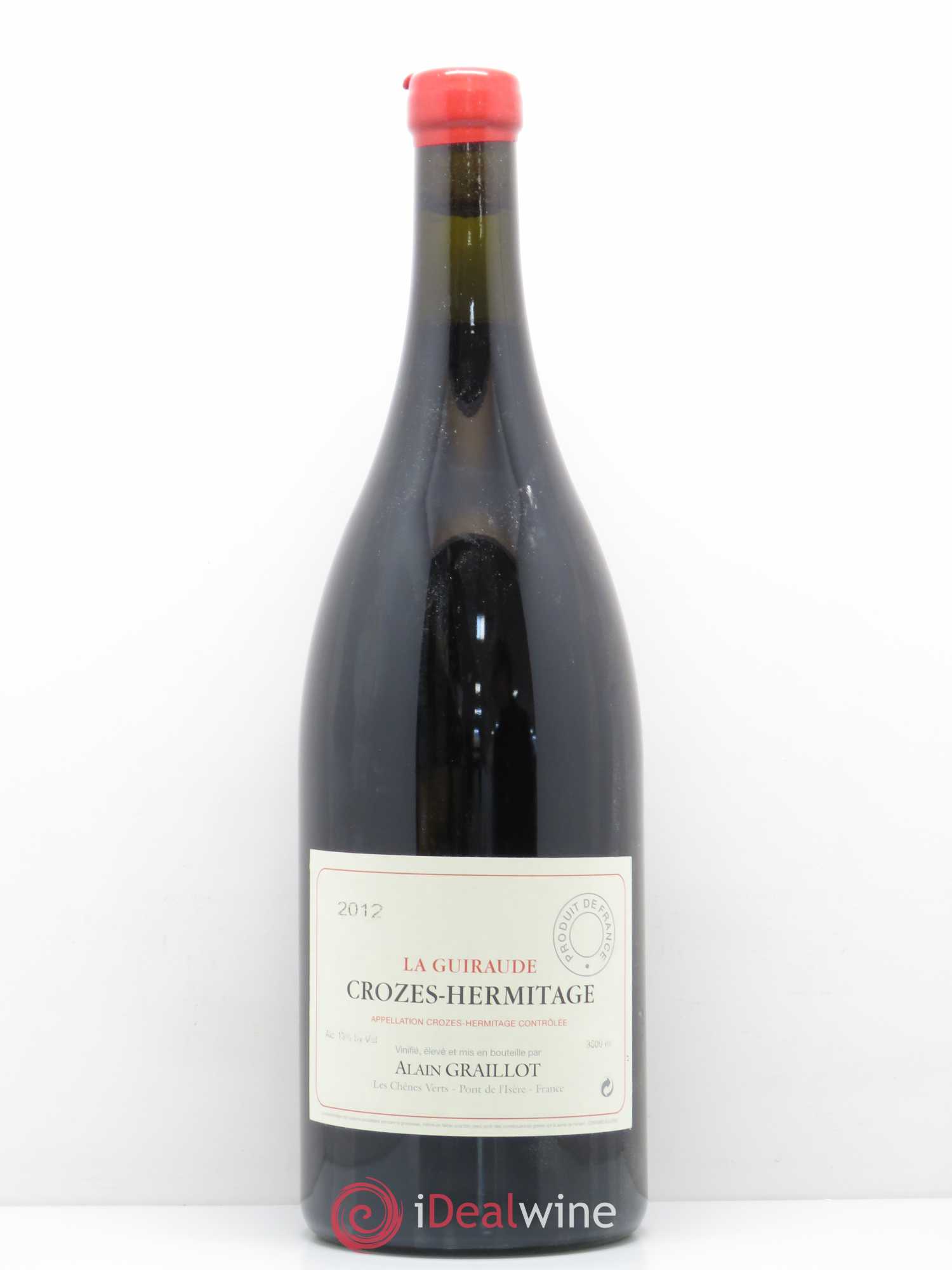 Crozes-Hermitage La Guiraude Domaine Graillot 2012 - Lot de 1 double magnum - 0