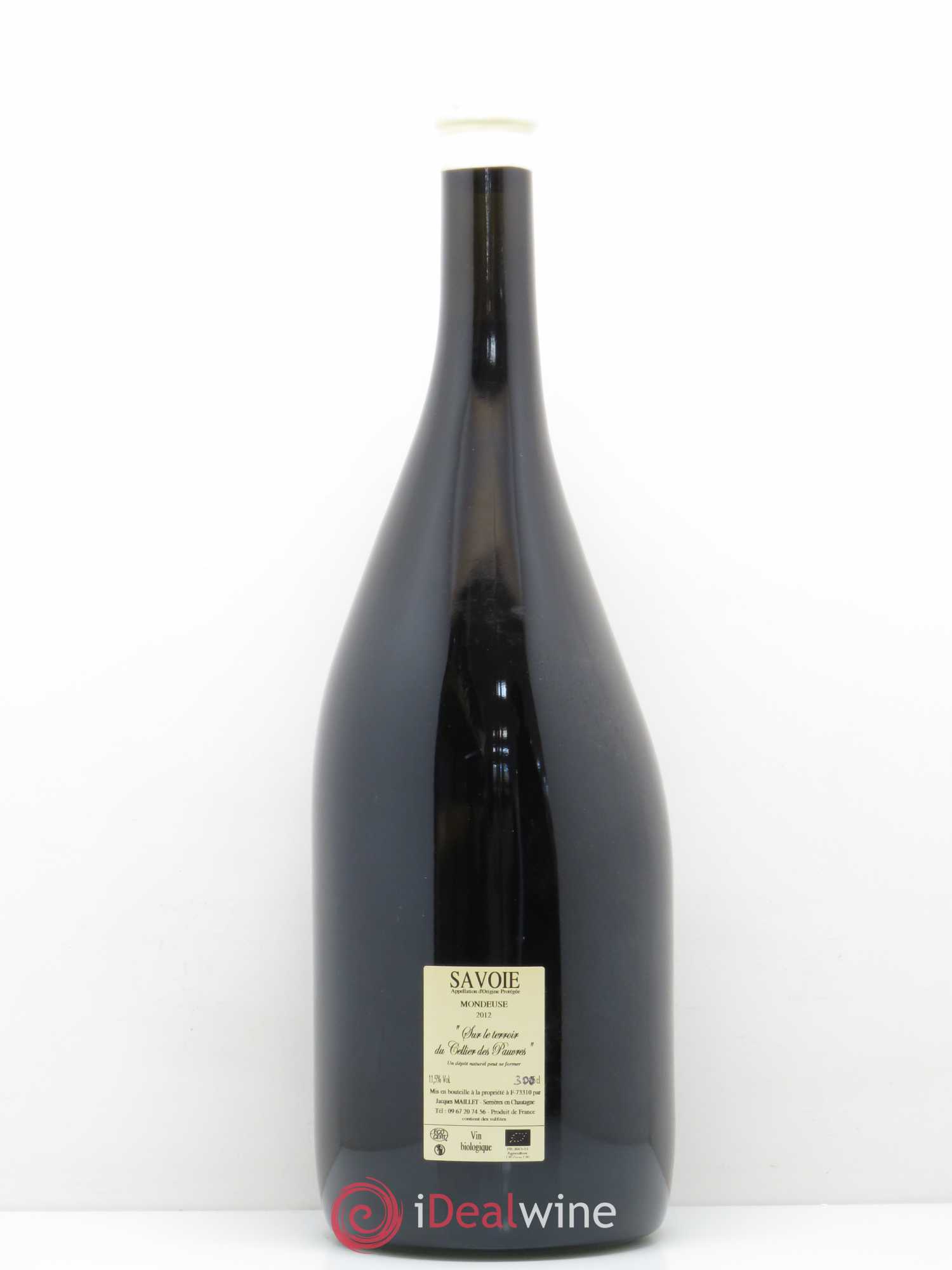 Vin de Savoie Mondeuse Sur le Terroir du cellier des pauvres Jacques Maillet 2012 - Posten von 1 Doppel-Magnum - 1