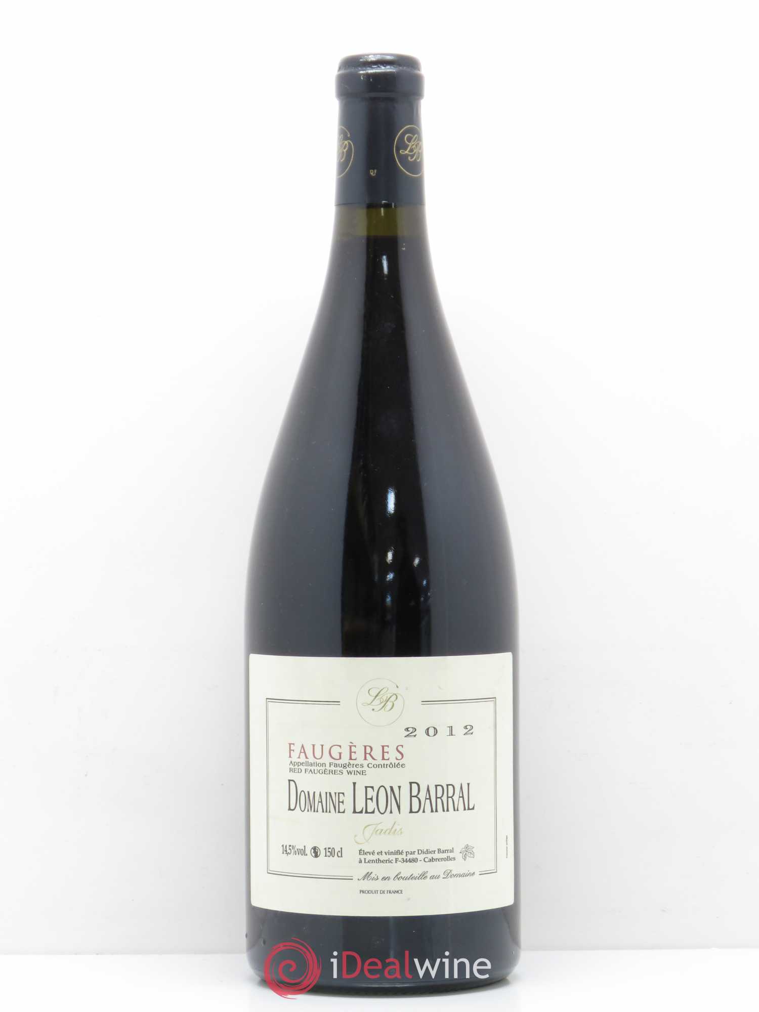 Faugères Jadis Domaine Léon Barral 2012 - Lot de 1 magnum - 0