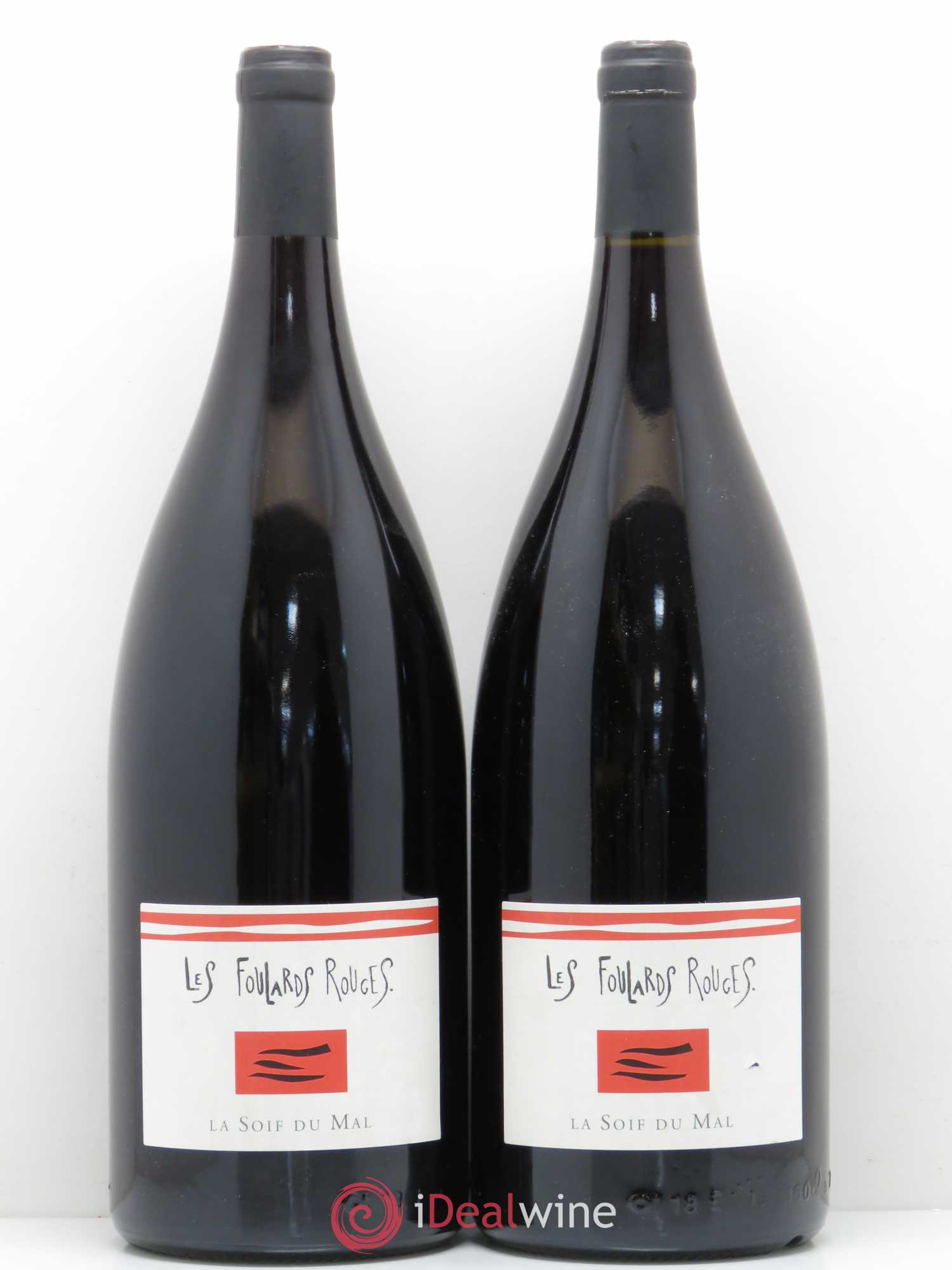 Côtes du Roussillon La Soif Mal Les Foulards Rouges 2016 - Lotto di 2 magnum - 0