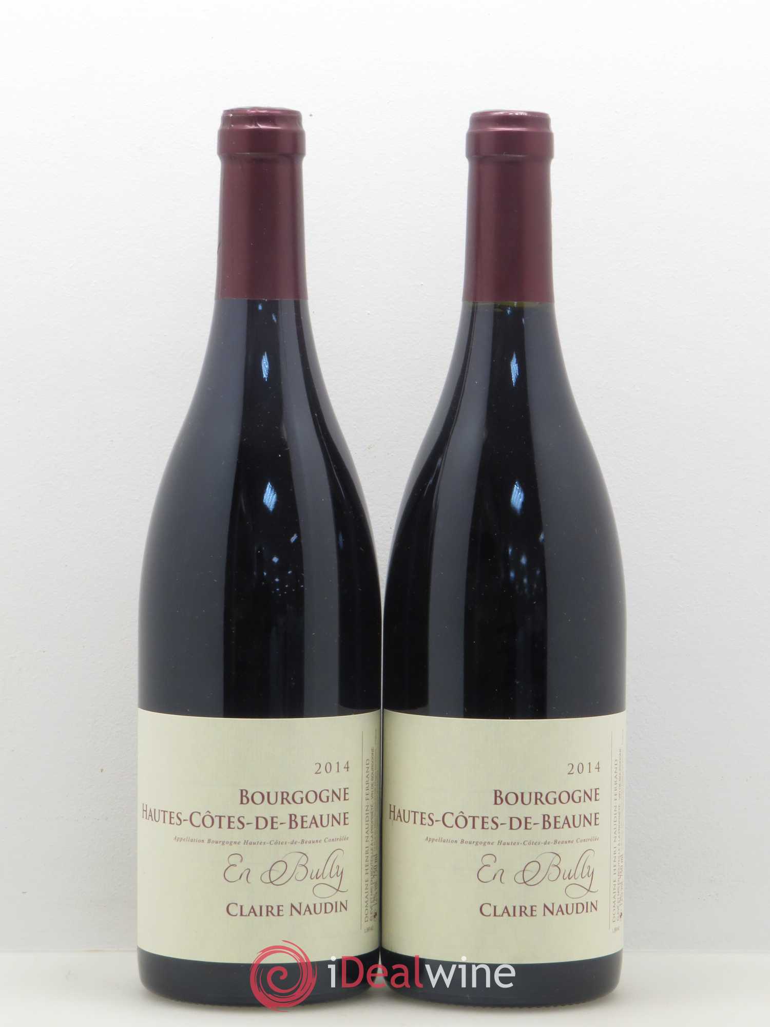 Hautes-Côtes de Nuits En Bully C. Naudin 2014 - Posten von 2 Flaschen - 0