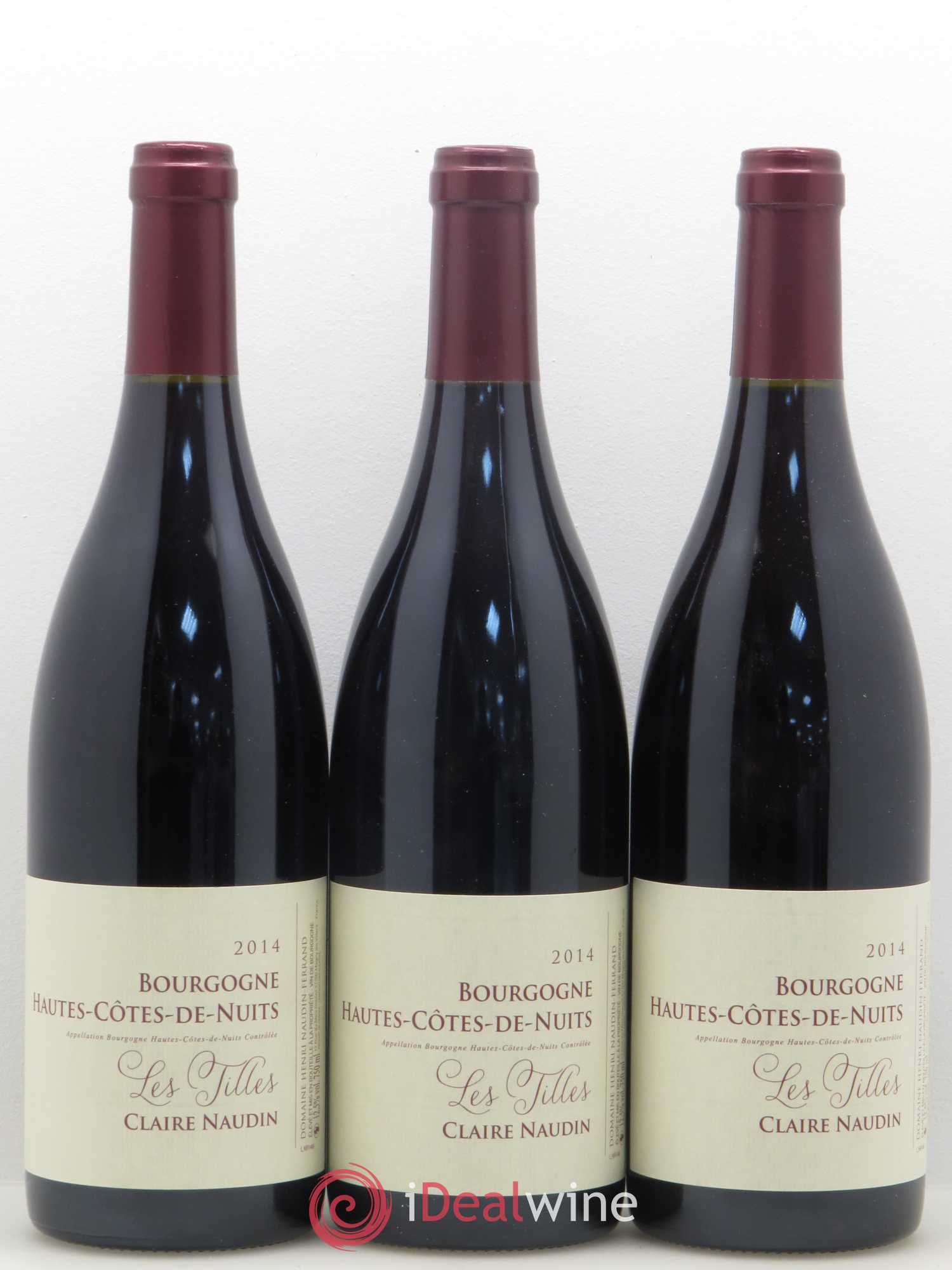 Hautes-Côtes de Nuits Les Filles C. Naudin 2014 - Posten von 3 Flaschen - 0