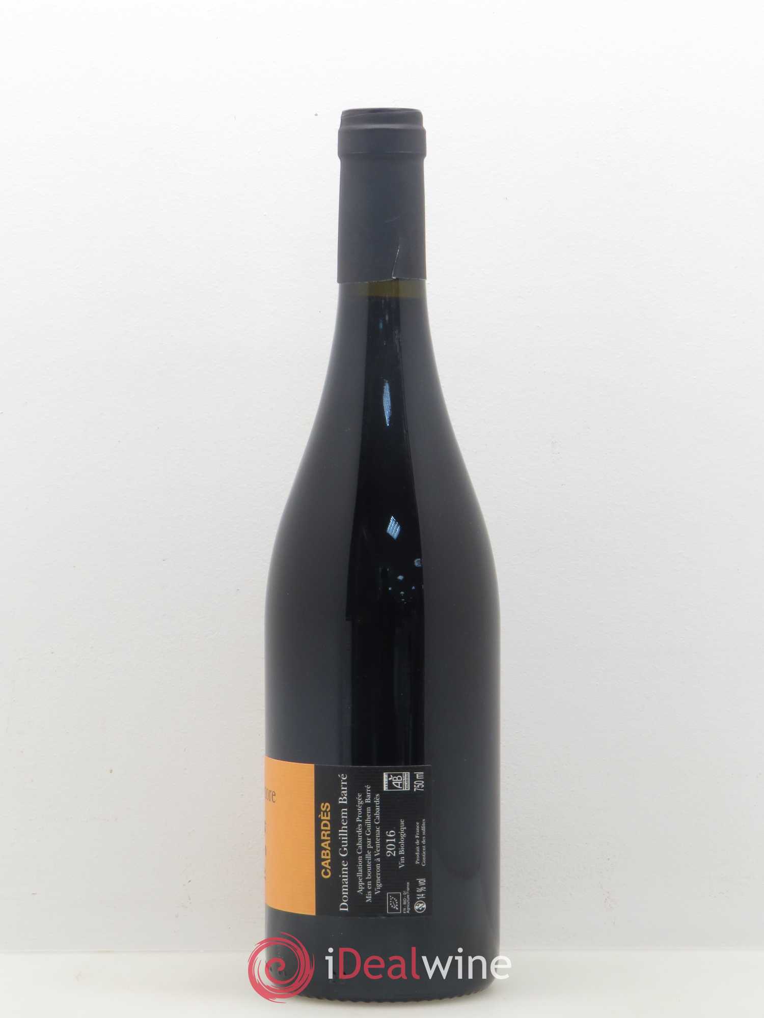Cabardès Amphore Domaine Guilhem Barré 2016 - Lot de 1 bouteille - 1