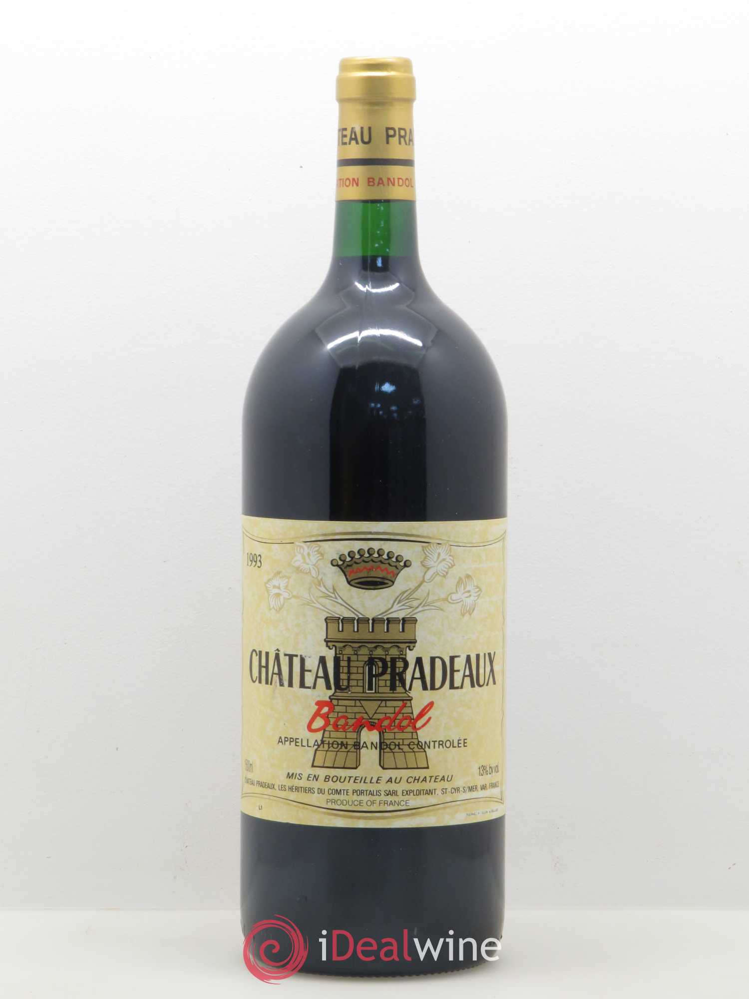 Bandol Château Pradeaux Famille Portalis 1993 - Lot de 1 magnum - 0