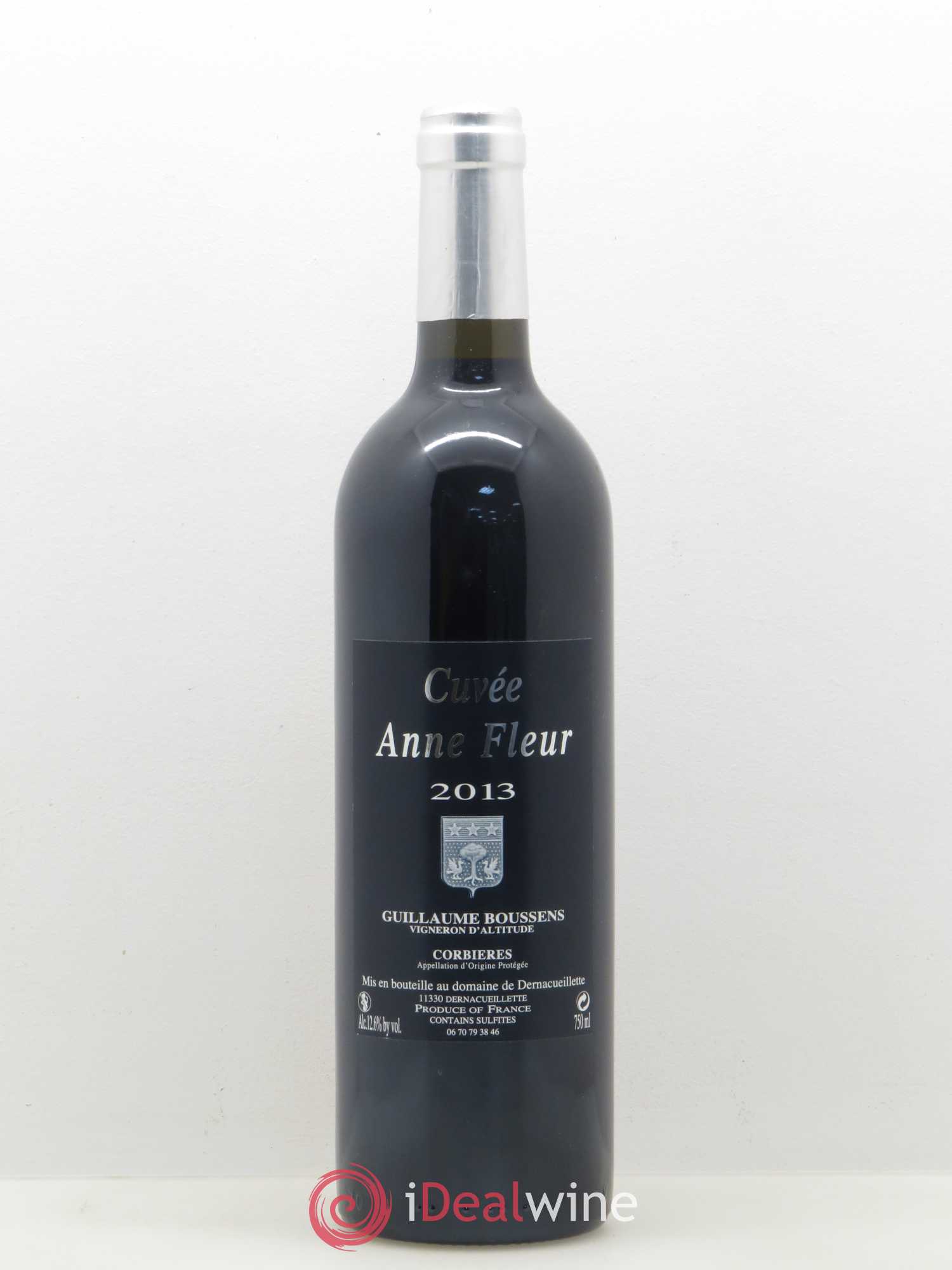 Corbières Cuvee Anne Fleur Guillaume Boussens 2013 - Lot de 1 bouteille - 0
