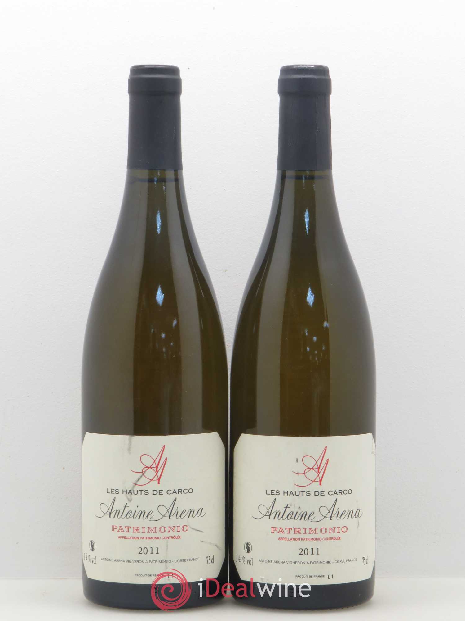 Patrimonio Les Hauts de Carco Antoine Arena 2011 - Posten von 2 Flaschen - 0