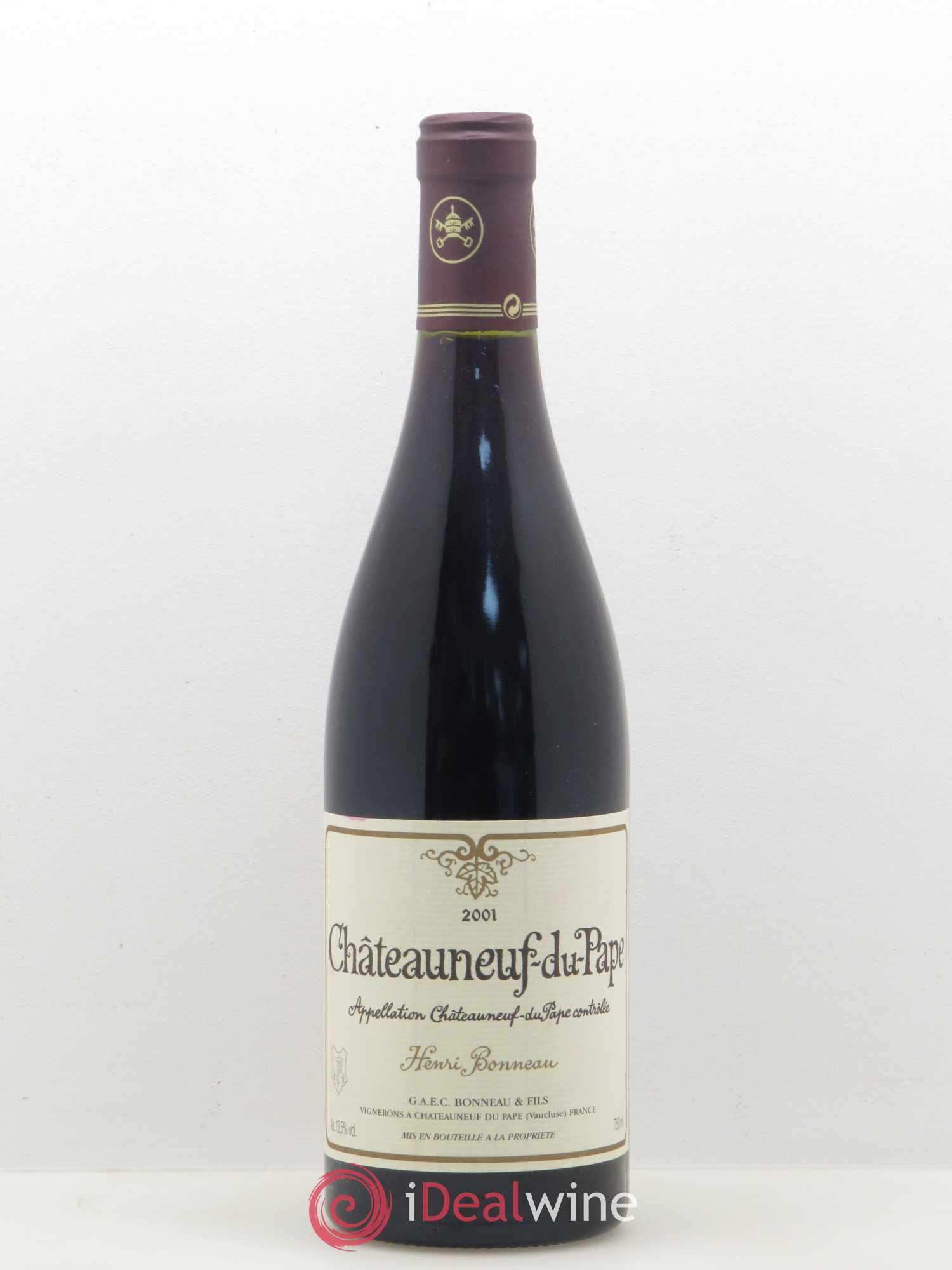 Châteauneuf-du-Pape Henri Bonneau Henri Bonneau & Fils 2001 - Lot de 1 bouteille - 0