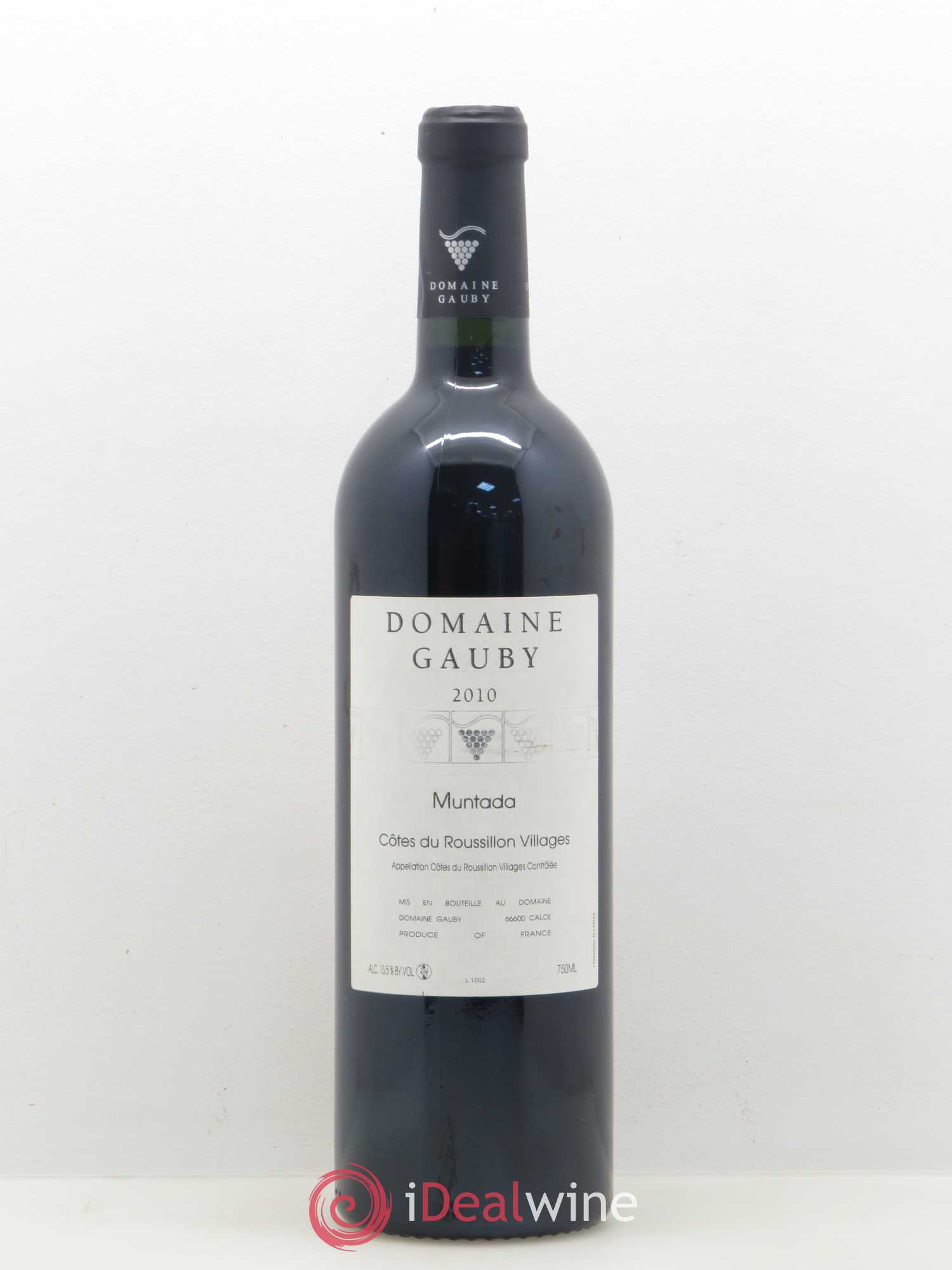 Côtes Catalanes (anciennement Côtes du Roussillon Villages) La Muntada Gauby (Domaine) 2010 - Lot de 1 bouteille - 0