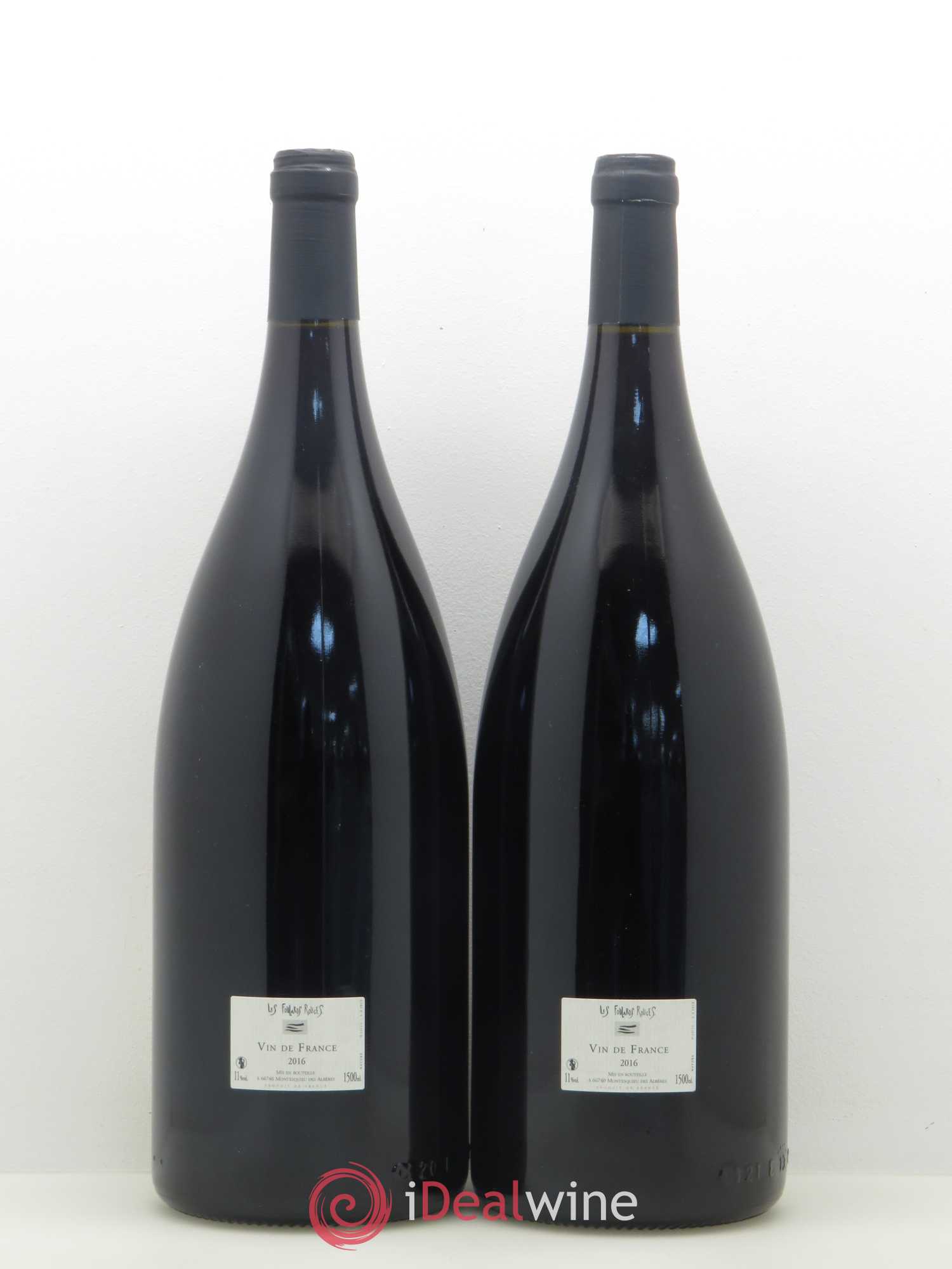 Vin de France La soif du mal Les Foulars rouges 2016 - Posten von 2 Magnum - 1