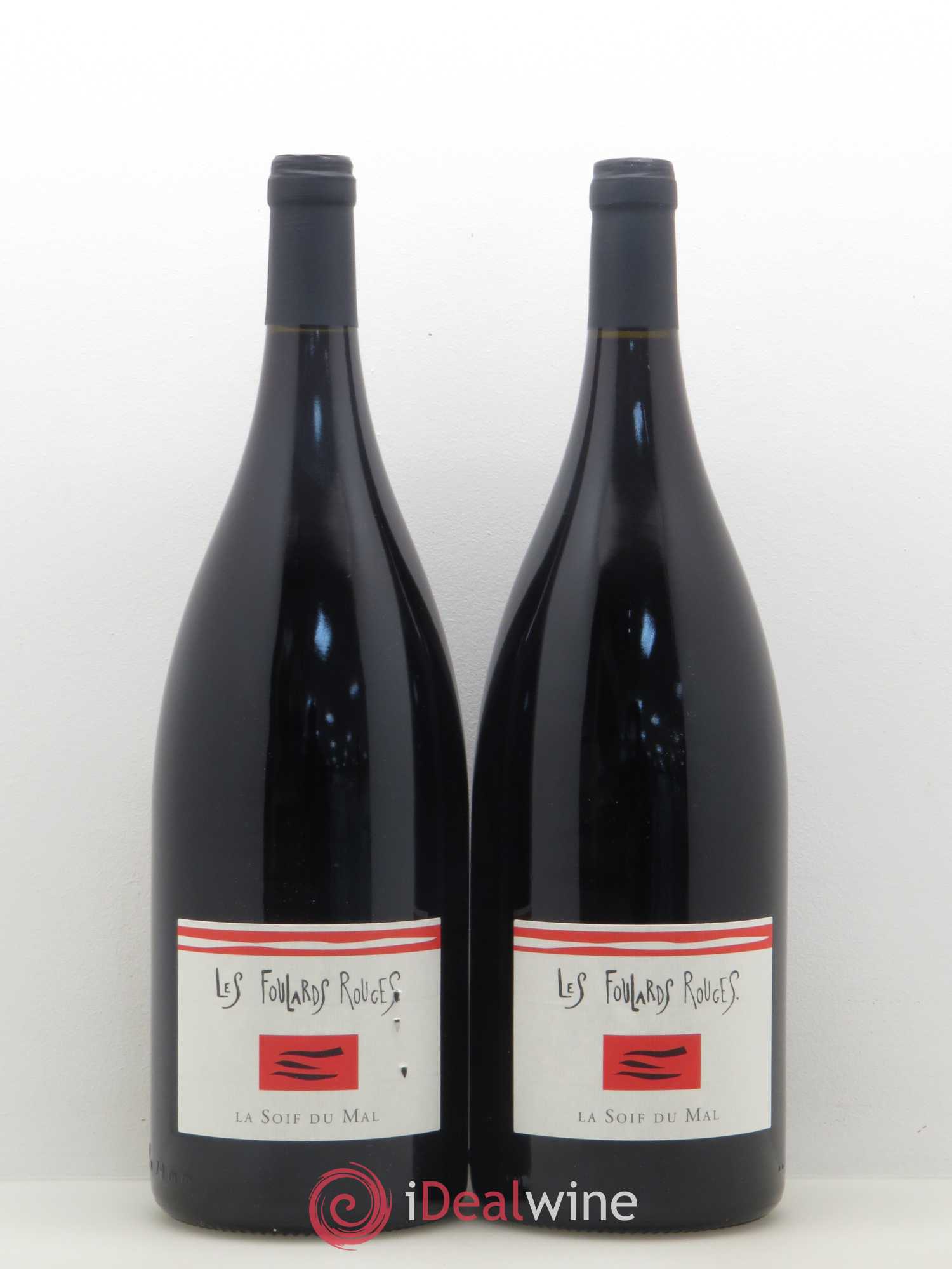 Vin de France La soif du mal Les Foulars rouges 2016 - Posten von 2 Magnum - 0